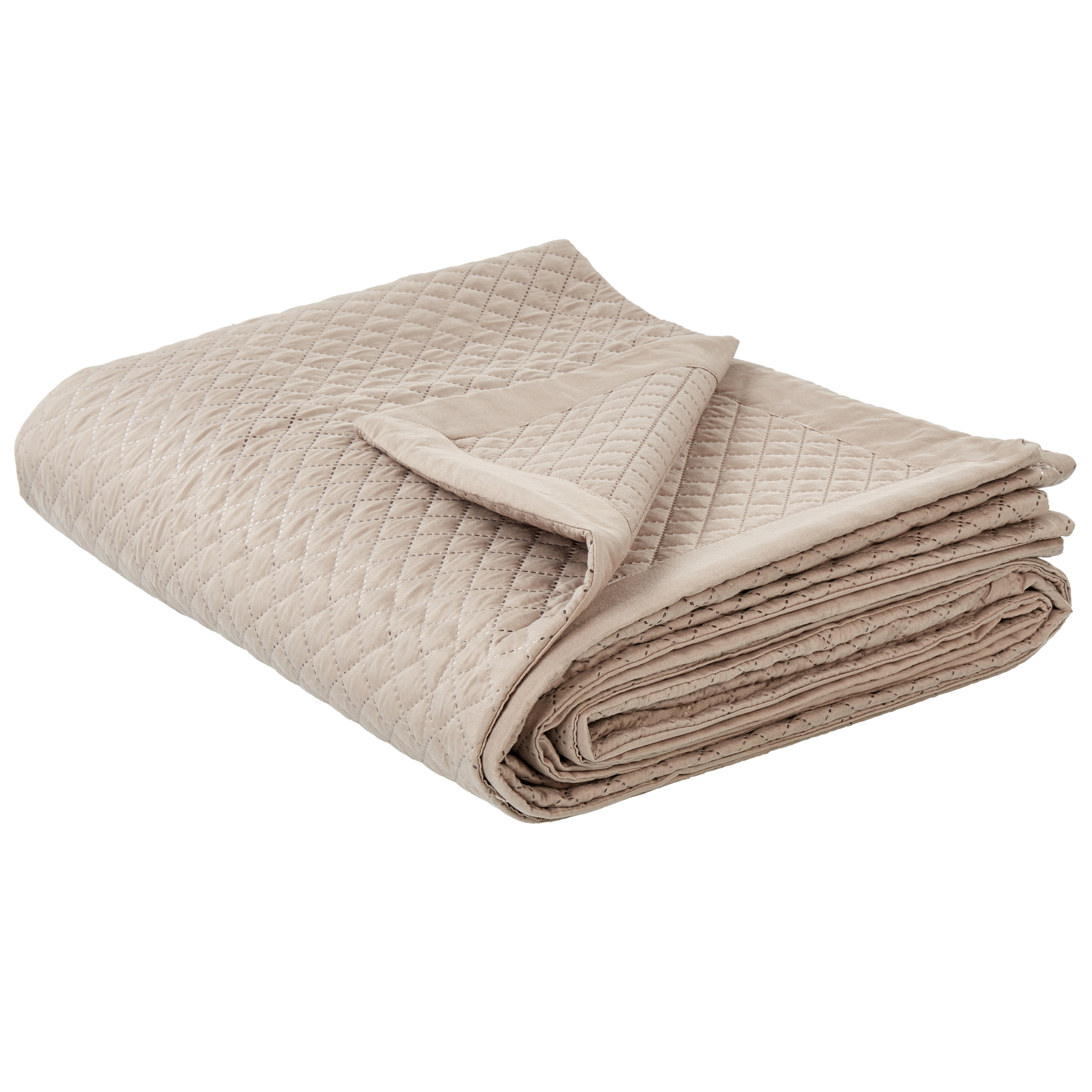 Bedsprei taupe 200 x 240 cm NAPE