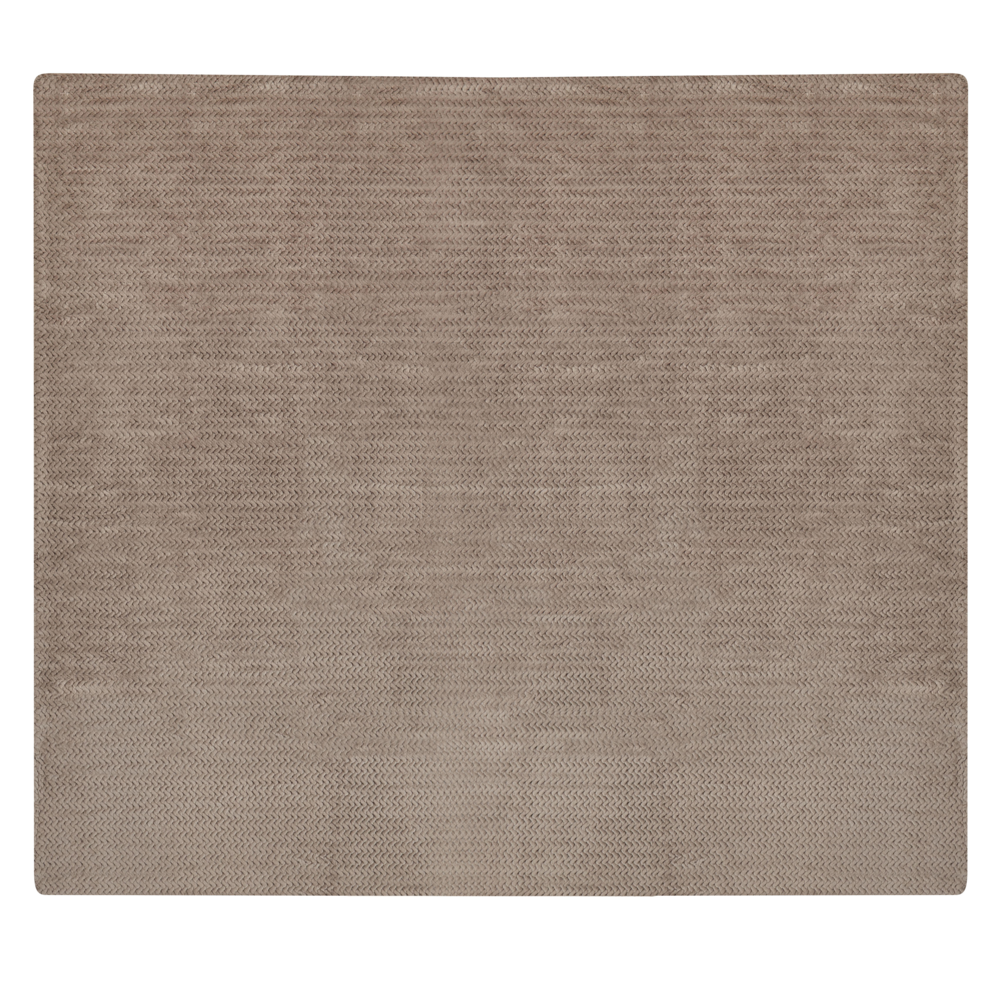 Image of Copriletto Marrone 200 x 220 cm Poliestere Pelliccia in rilievo Motivo decorativo Copriletto Design Classico Camera da Letto