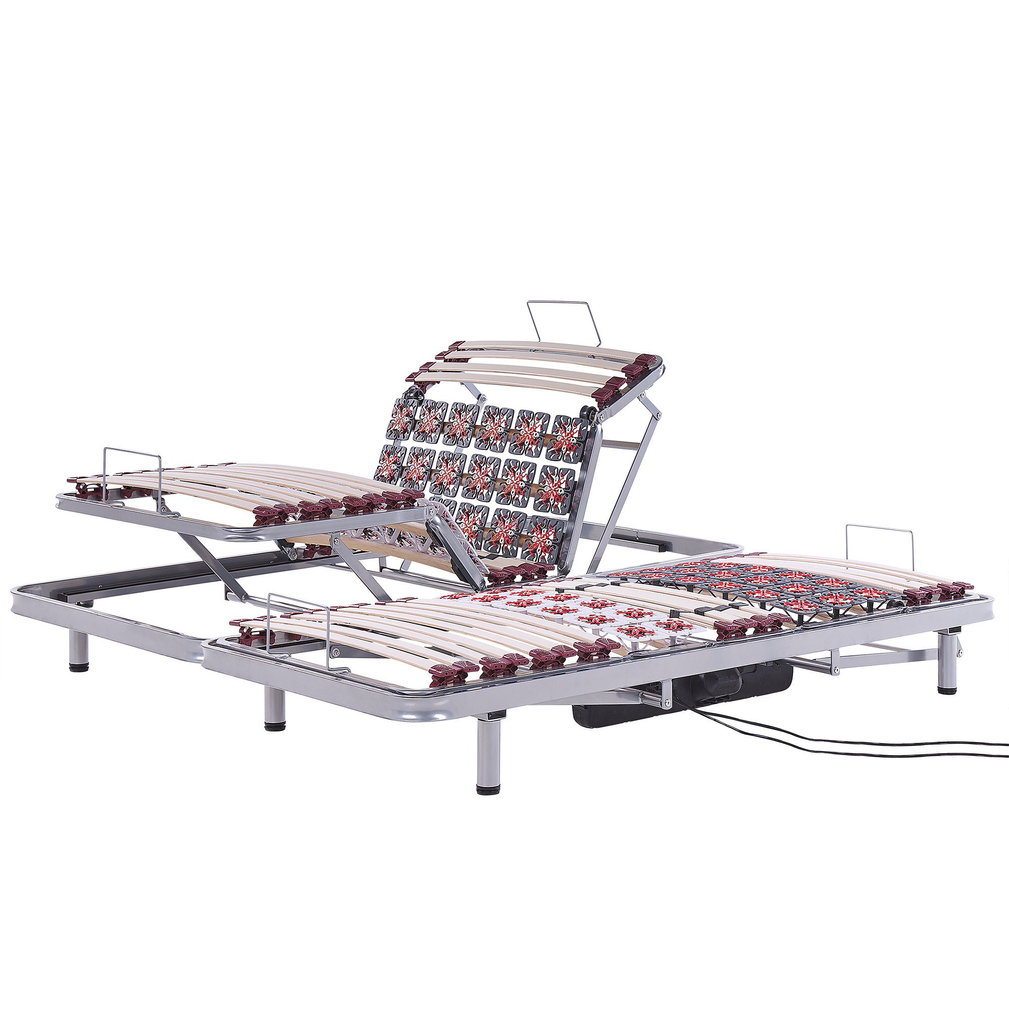 Elektrisch verstelbare lattenbodem Set van 2 180 x 200 cm MOON