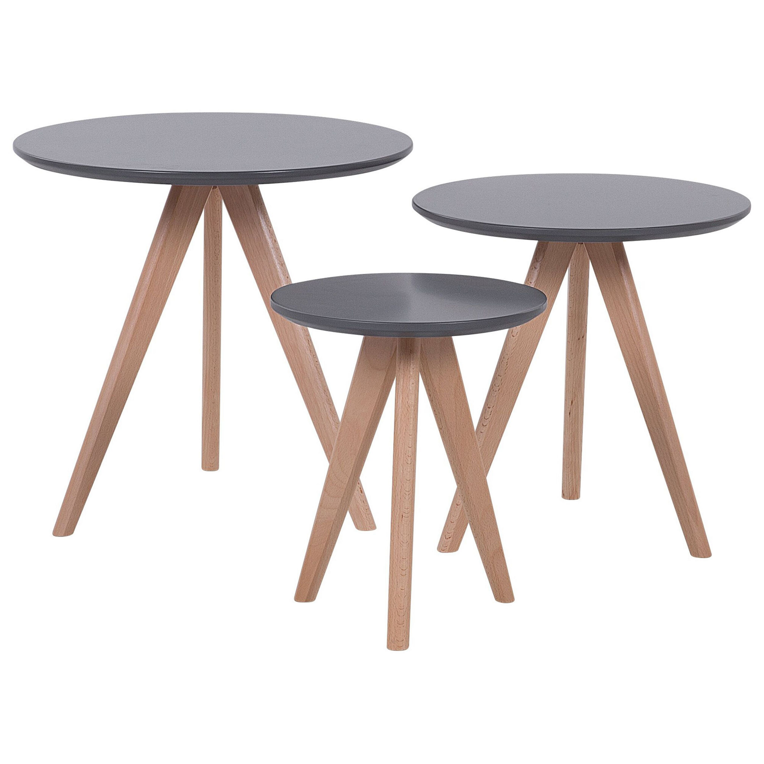 Ronde tafel MDF Mat Grijs VEGAS