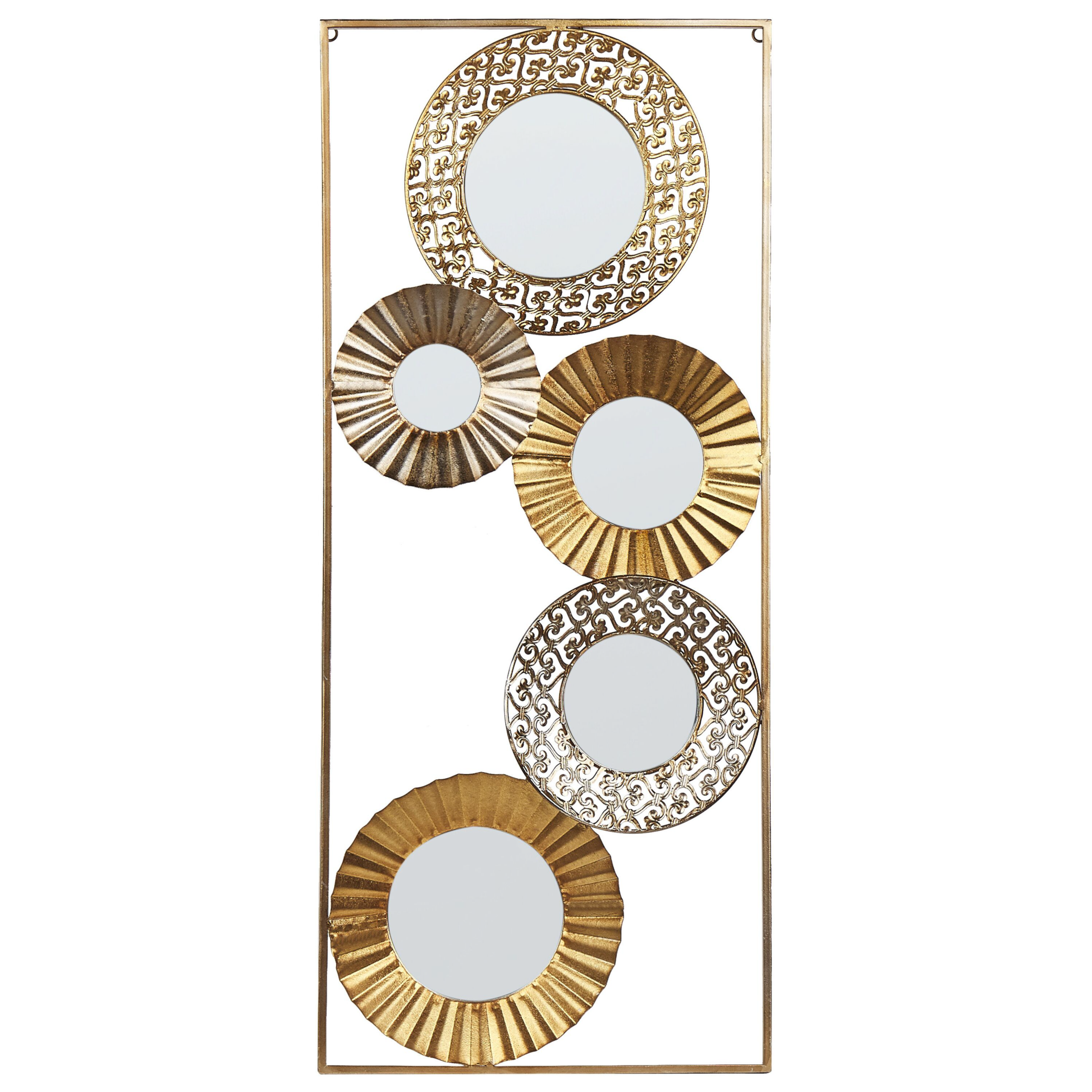 Wanddecoratie goud 39 x 90 cm MAICOBA
