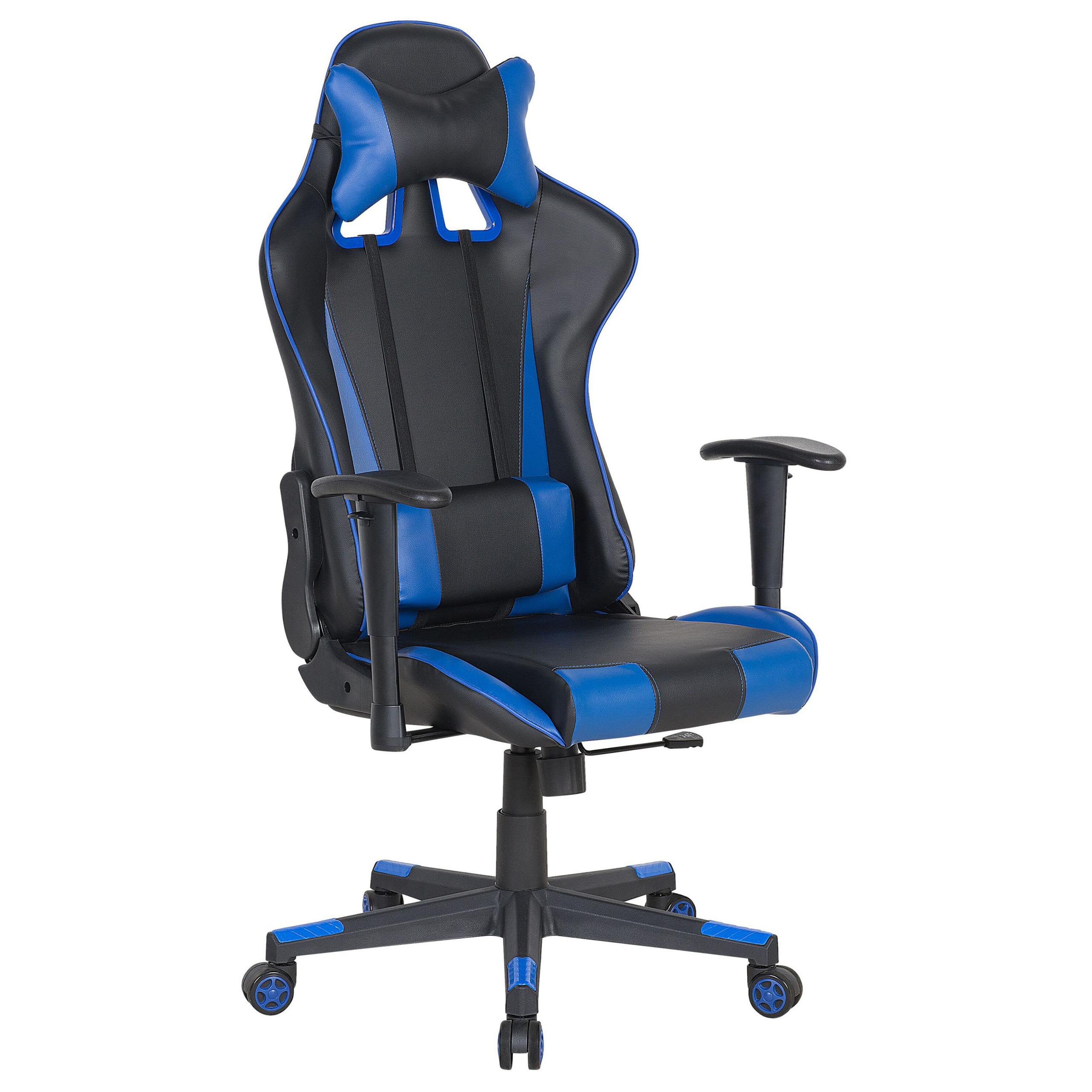 Bureaustoel Kunstleer Donkerblauw GAMER