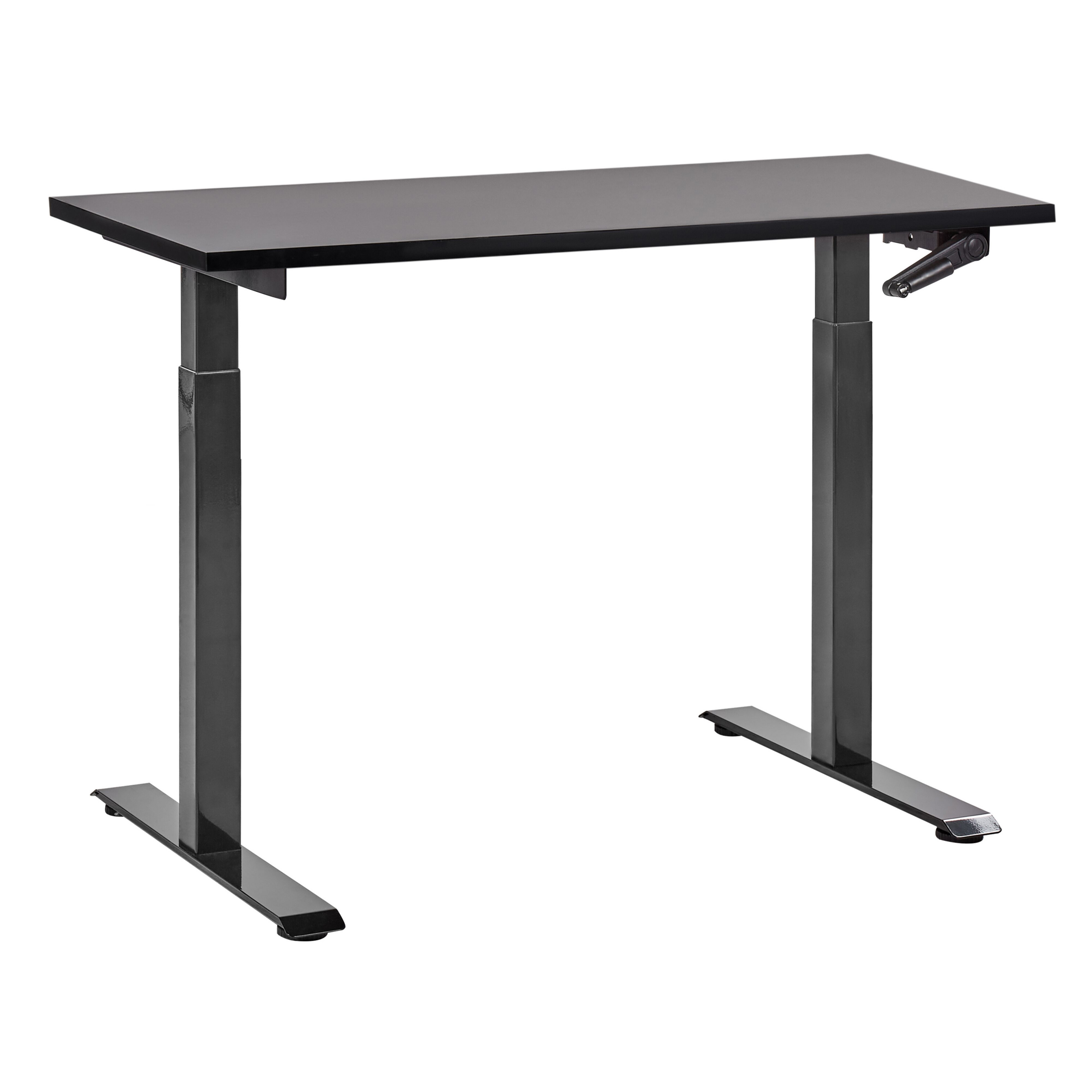 Verstelbaar bureau Handmatig 120 x 72 cm Zwart DESTINES