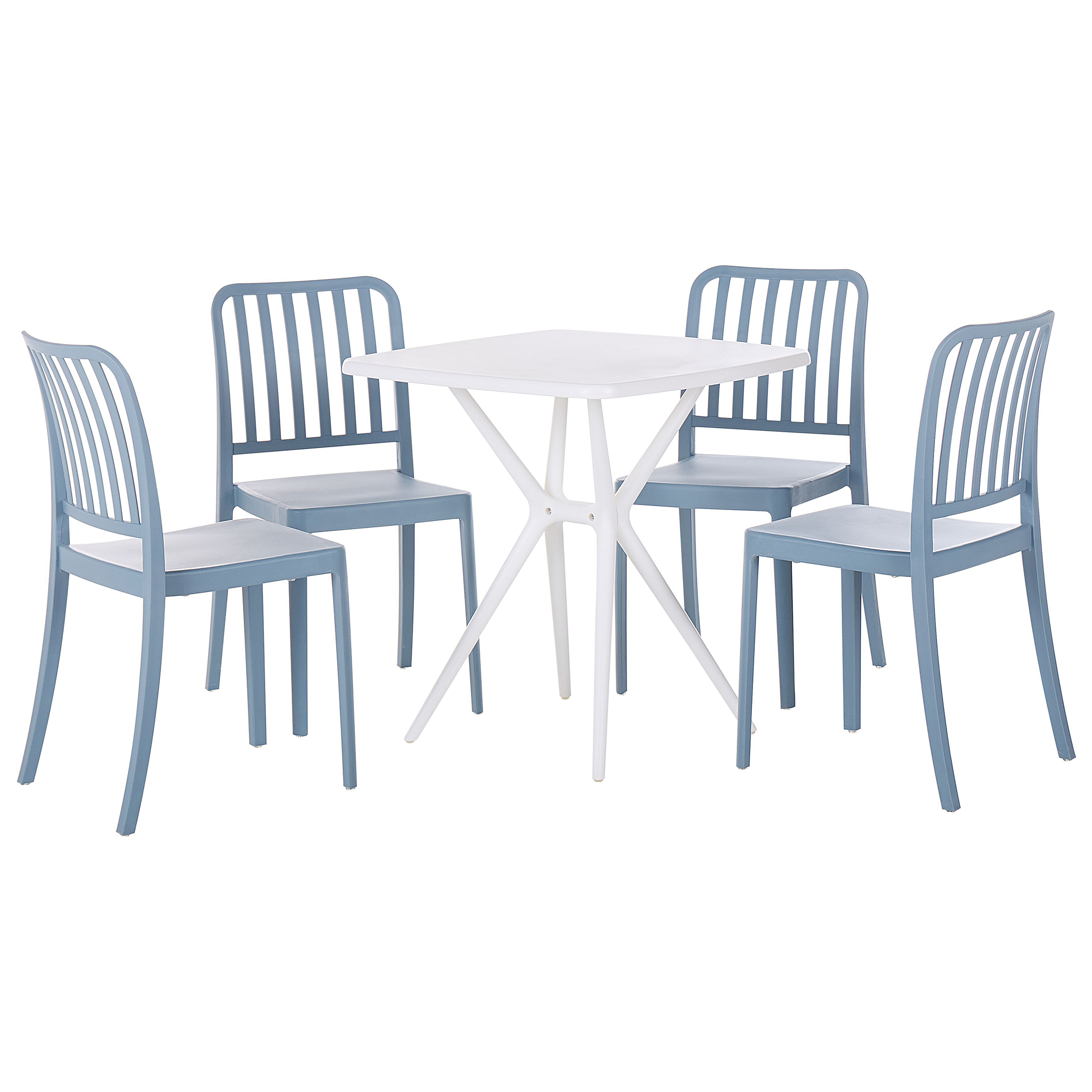 Tuintafelset Kunststof Blauw SERSALE