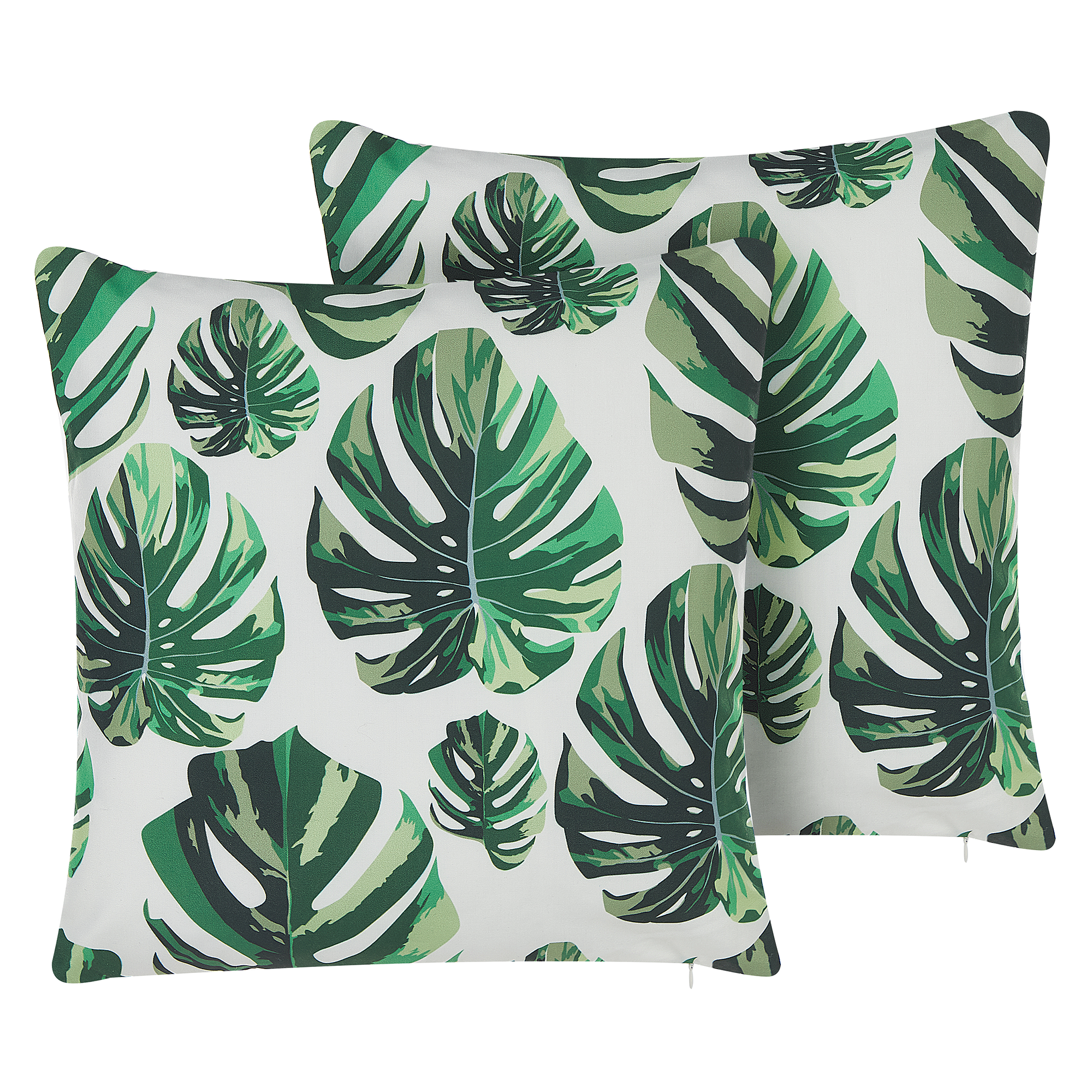 Beliani - Conjunto de 2 almofadas Verde POULIANA 45 x 45 cm