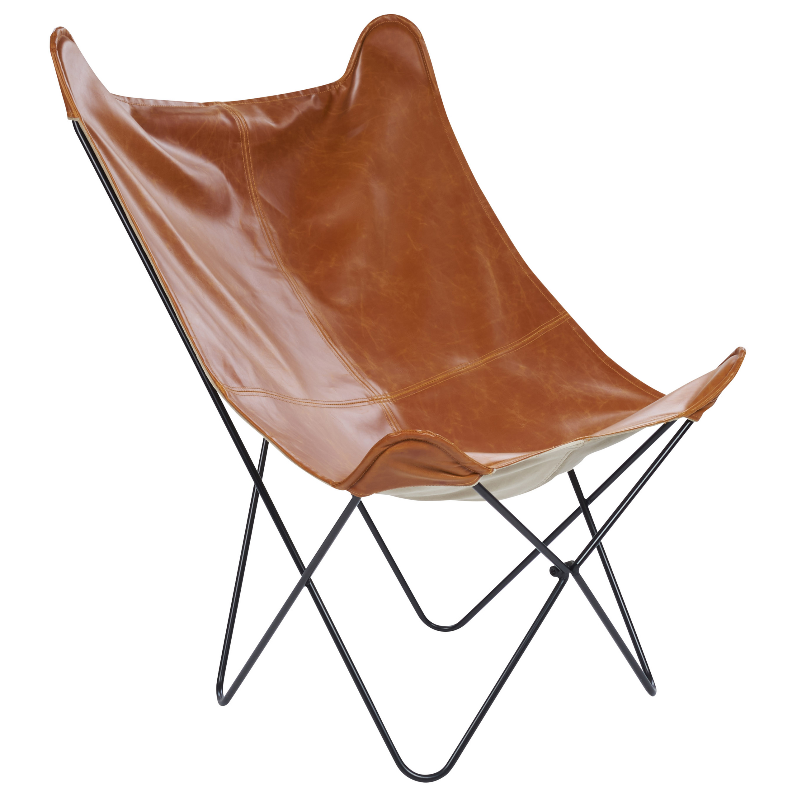 Fauteuil Kunstleer Goudbruin NYBRO