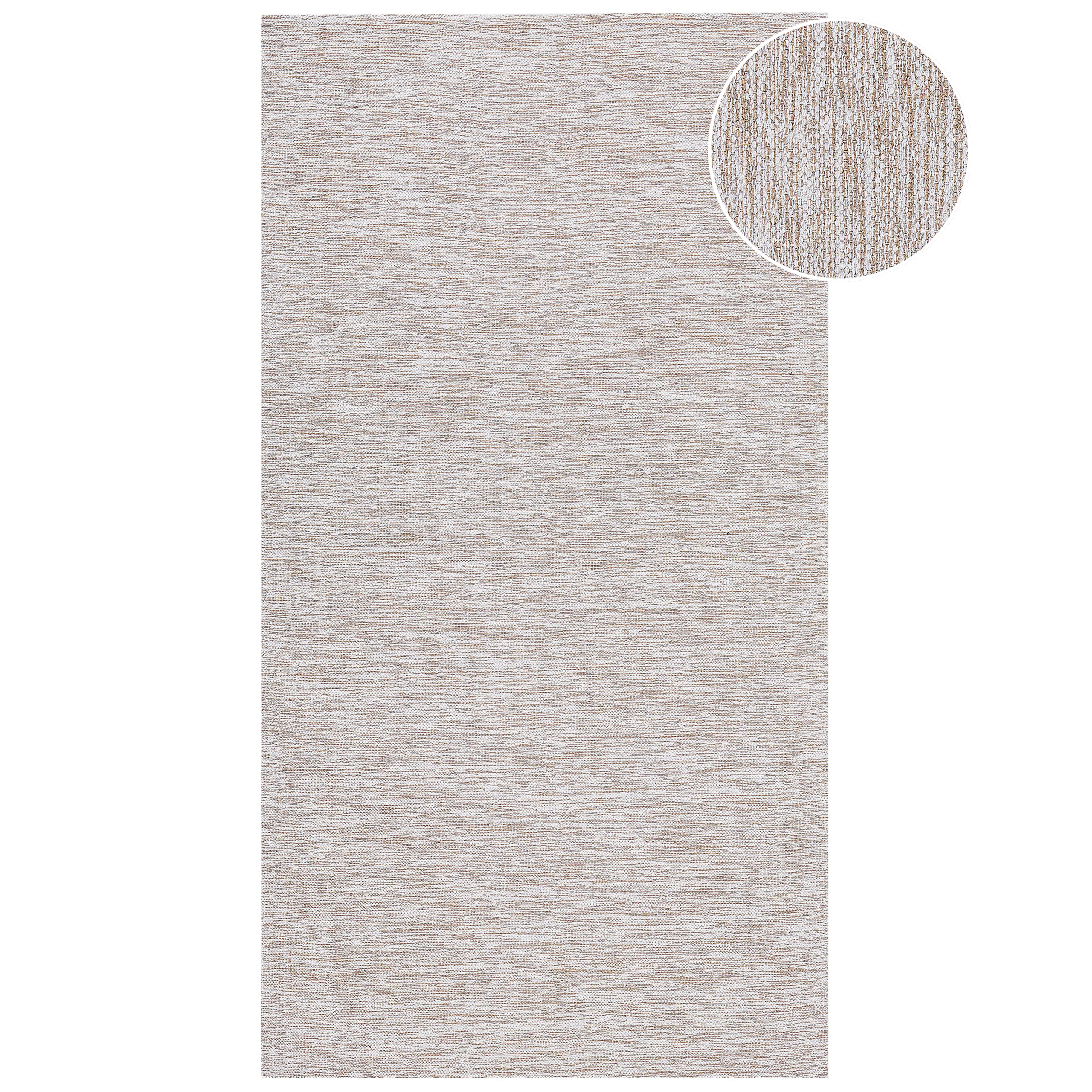 Vloerkleed katoen beige 80 x 150 cm DERINCE