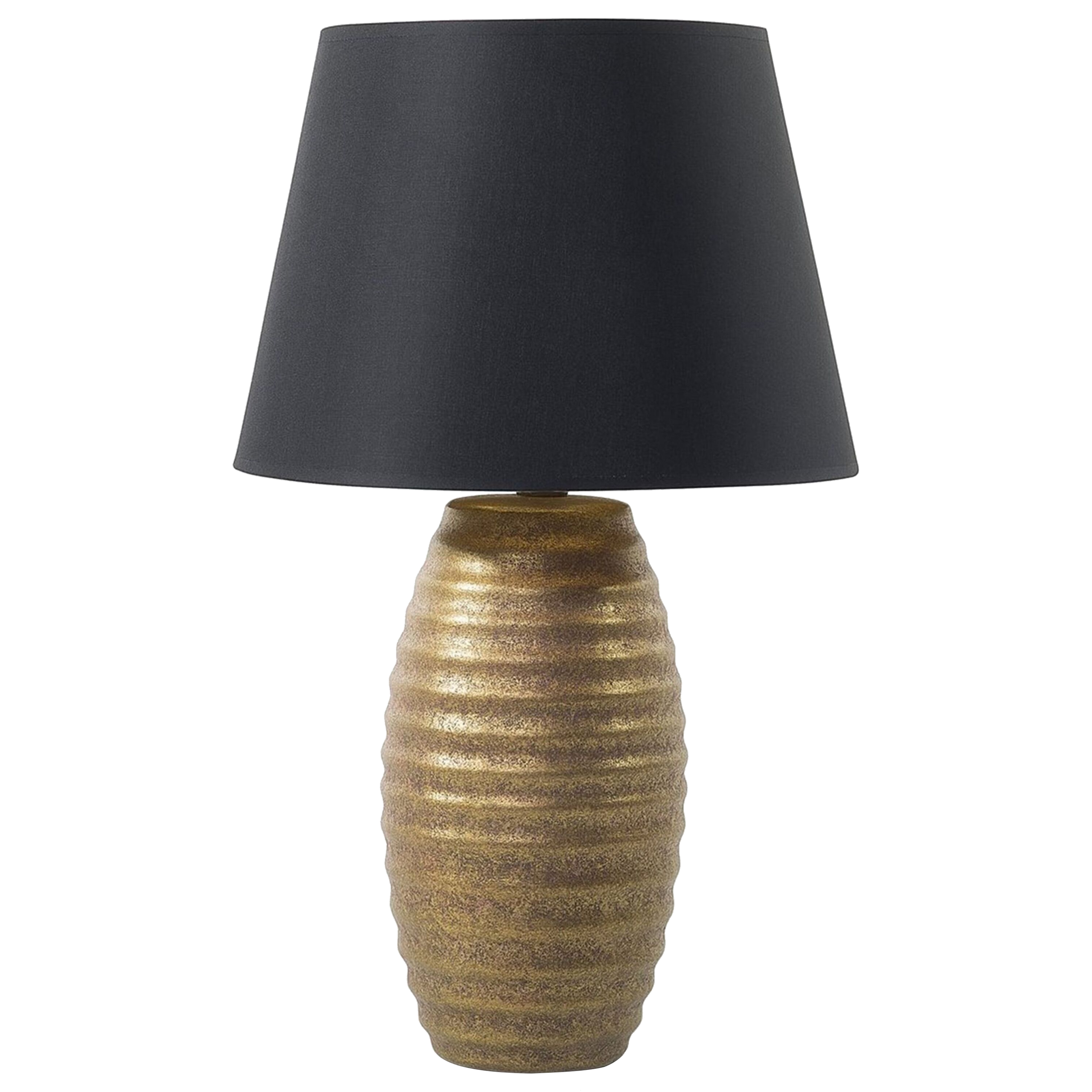 Tafellamp porselein goud EBRO