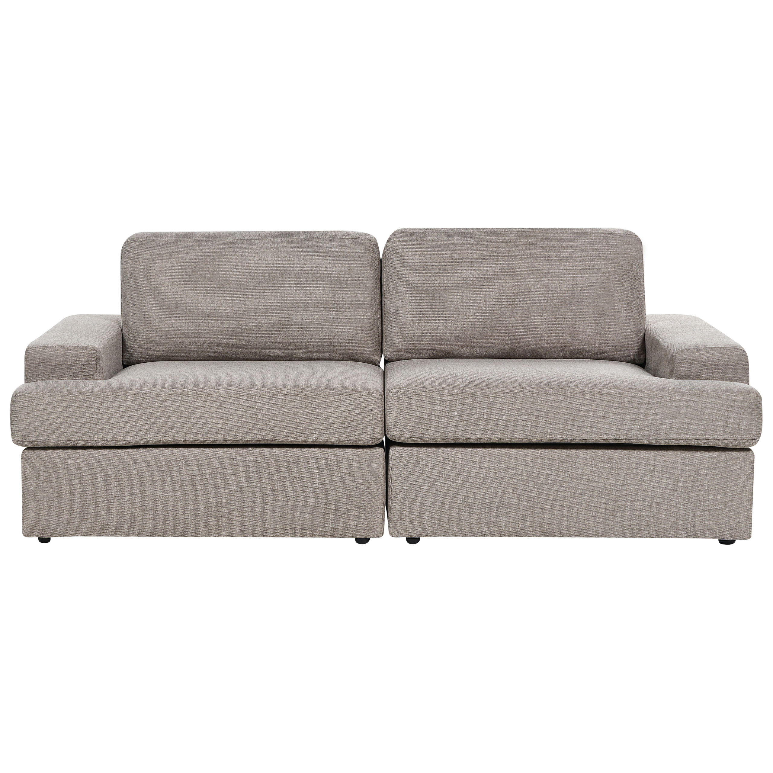 Driezitsbank stof taupe ALLA