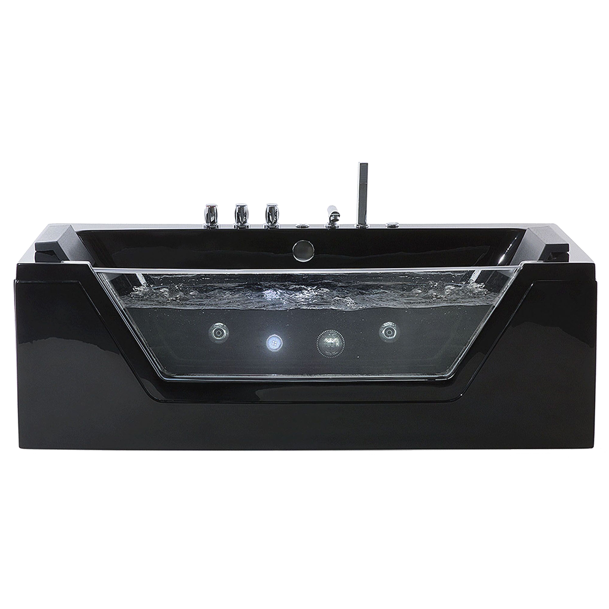 Whirlpool LED zwart 162 x 76 cm SAMANA