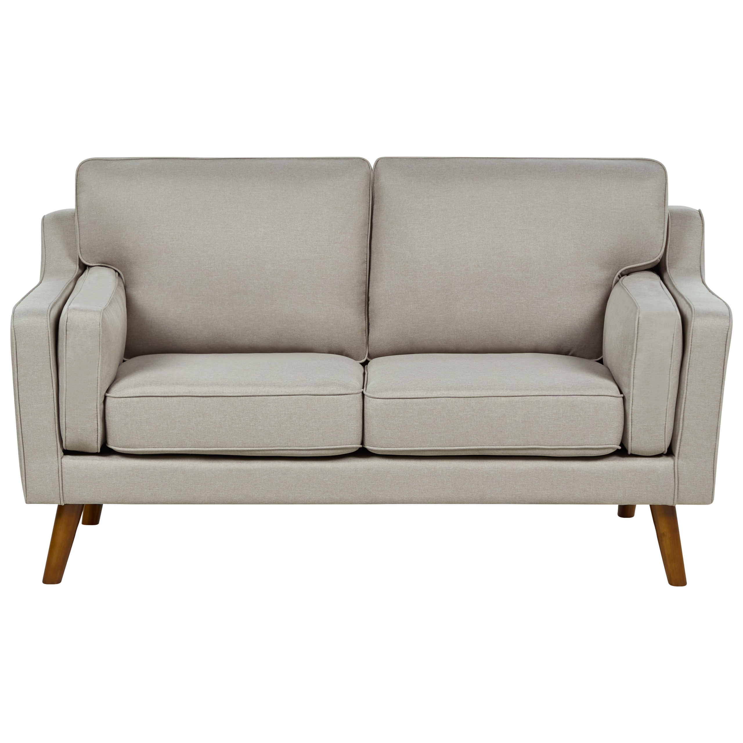 Tweezitsbank stof beige LOKKA