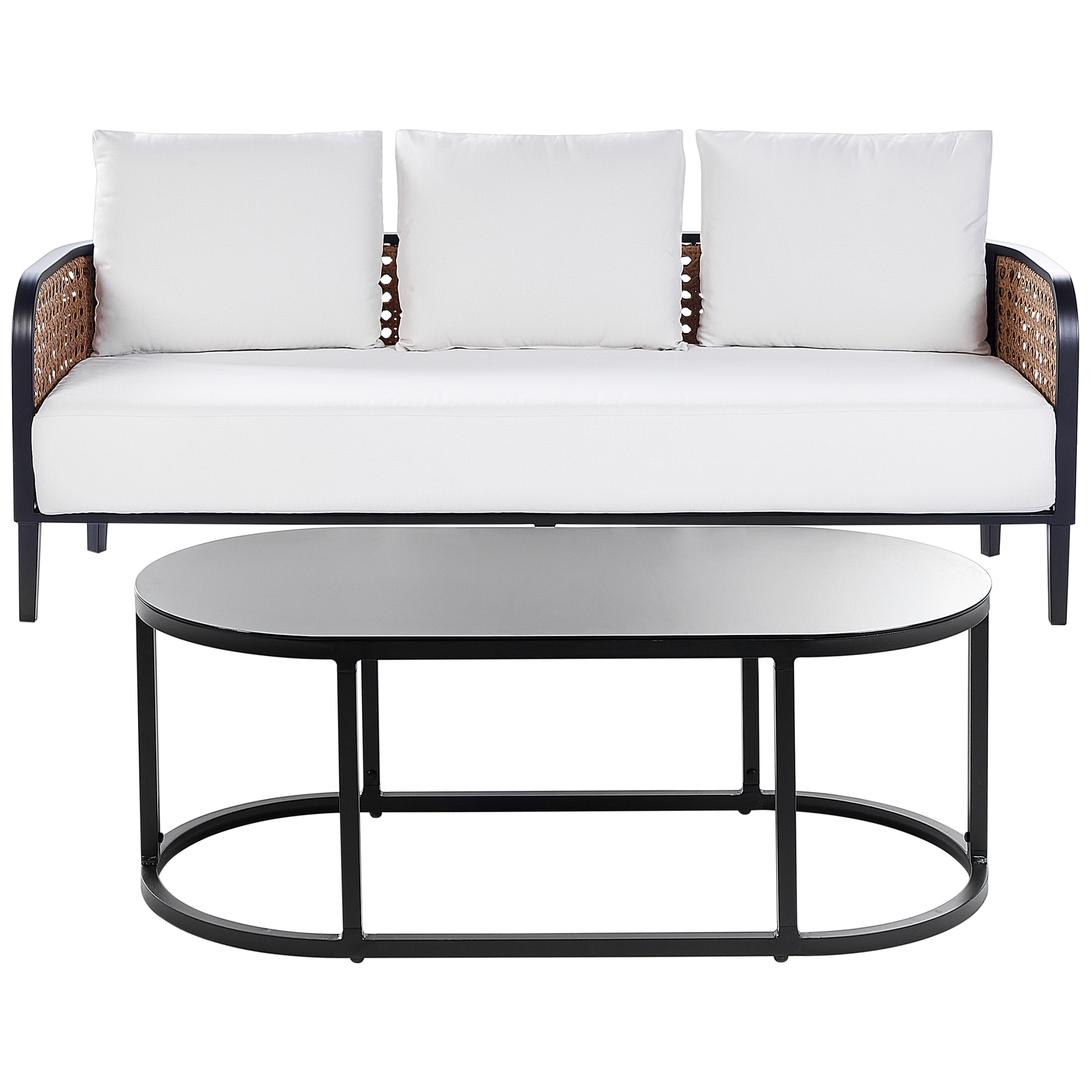 Tuinsofa Aluminium Wit MONTEFALCO