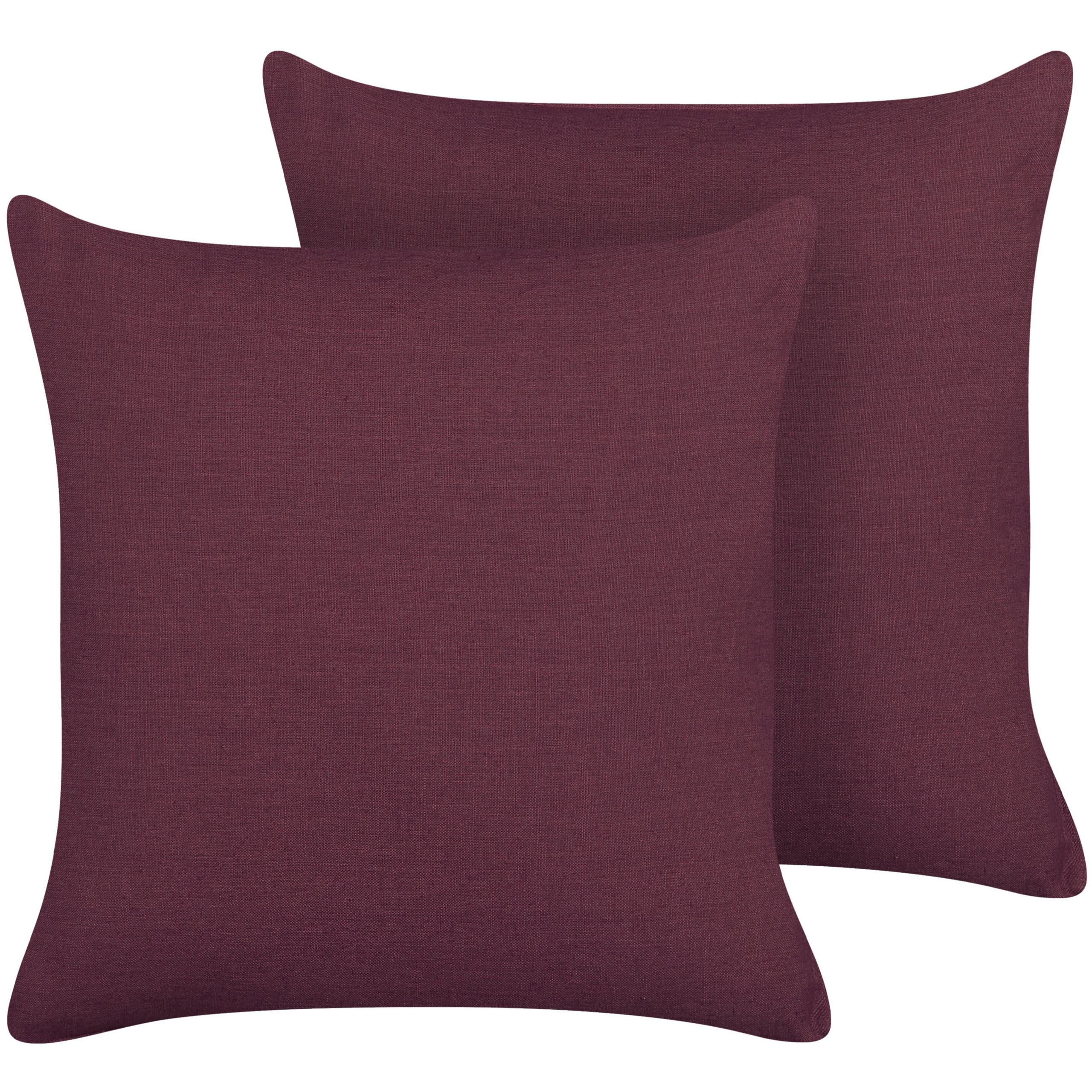 Set van 2 kussens Paars SAGINA 45 x 45 cm