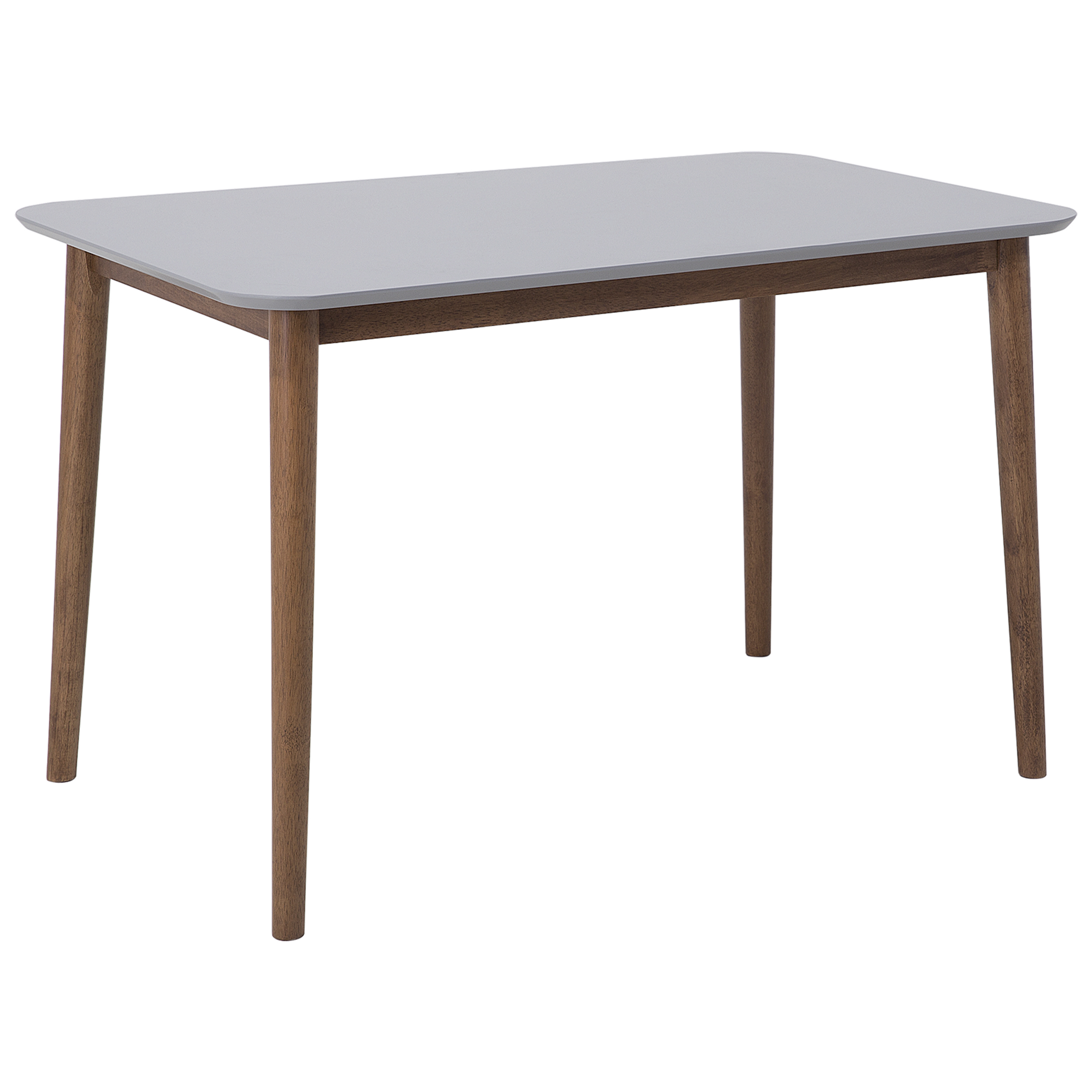 Eettafel rubberhout grijs 118 x 77 cm MODESTO