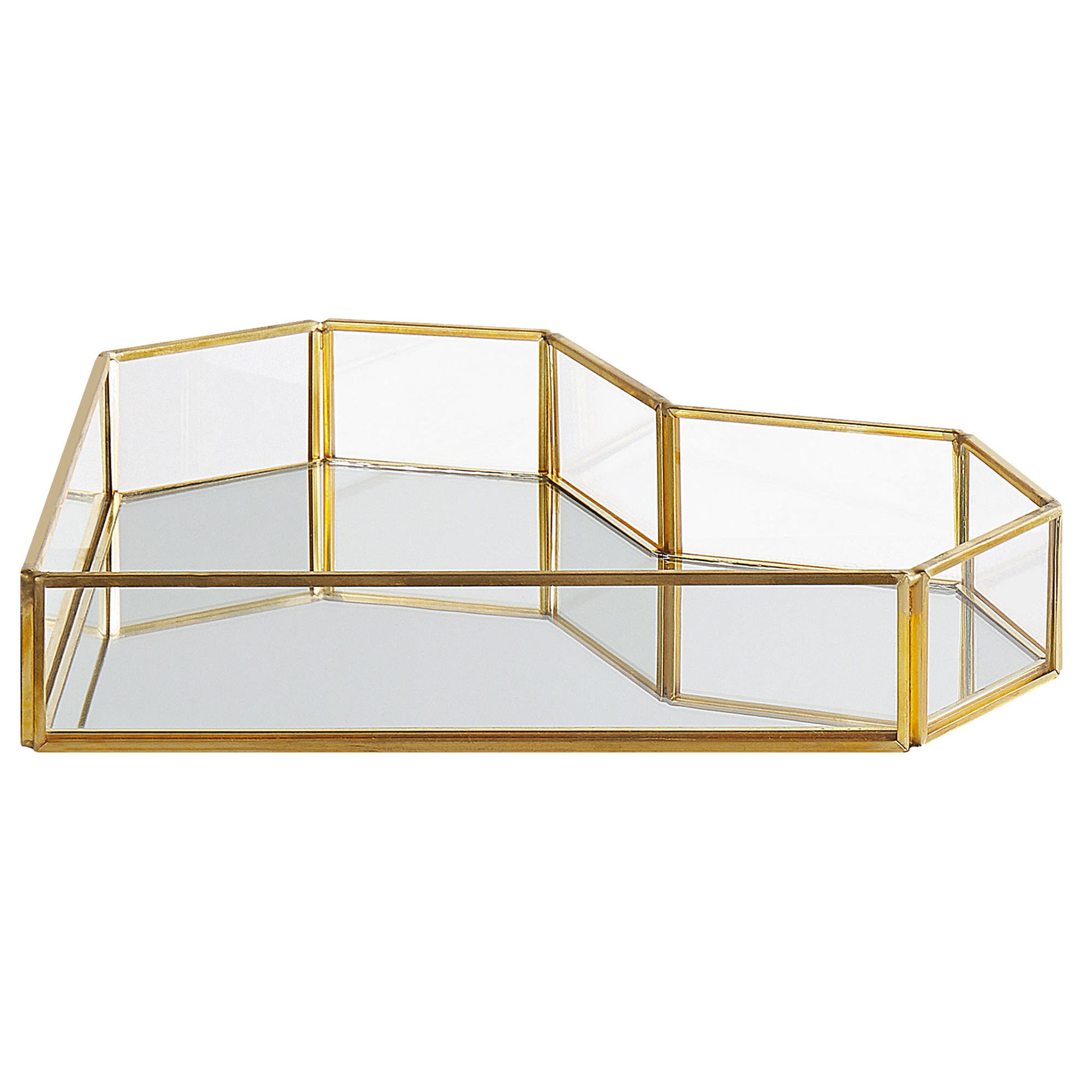 Decoratief dienblad spiegelend/goud PONTIVY