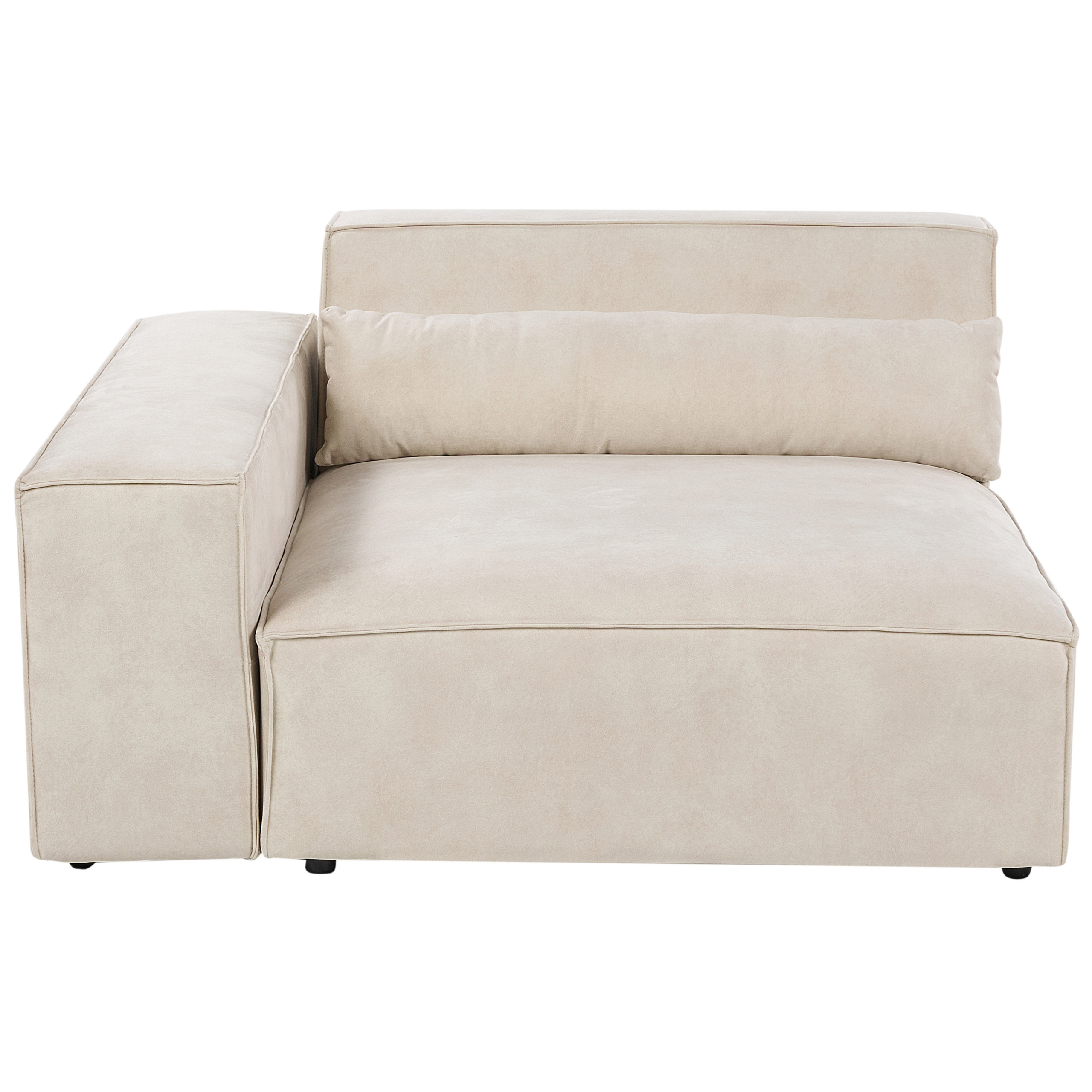 Hoekmodule Fluweel Lichtbeige HELLNAR