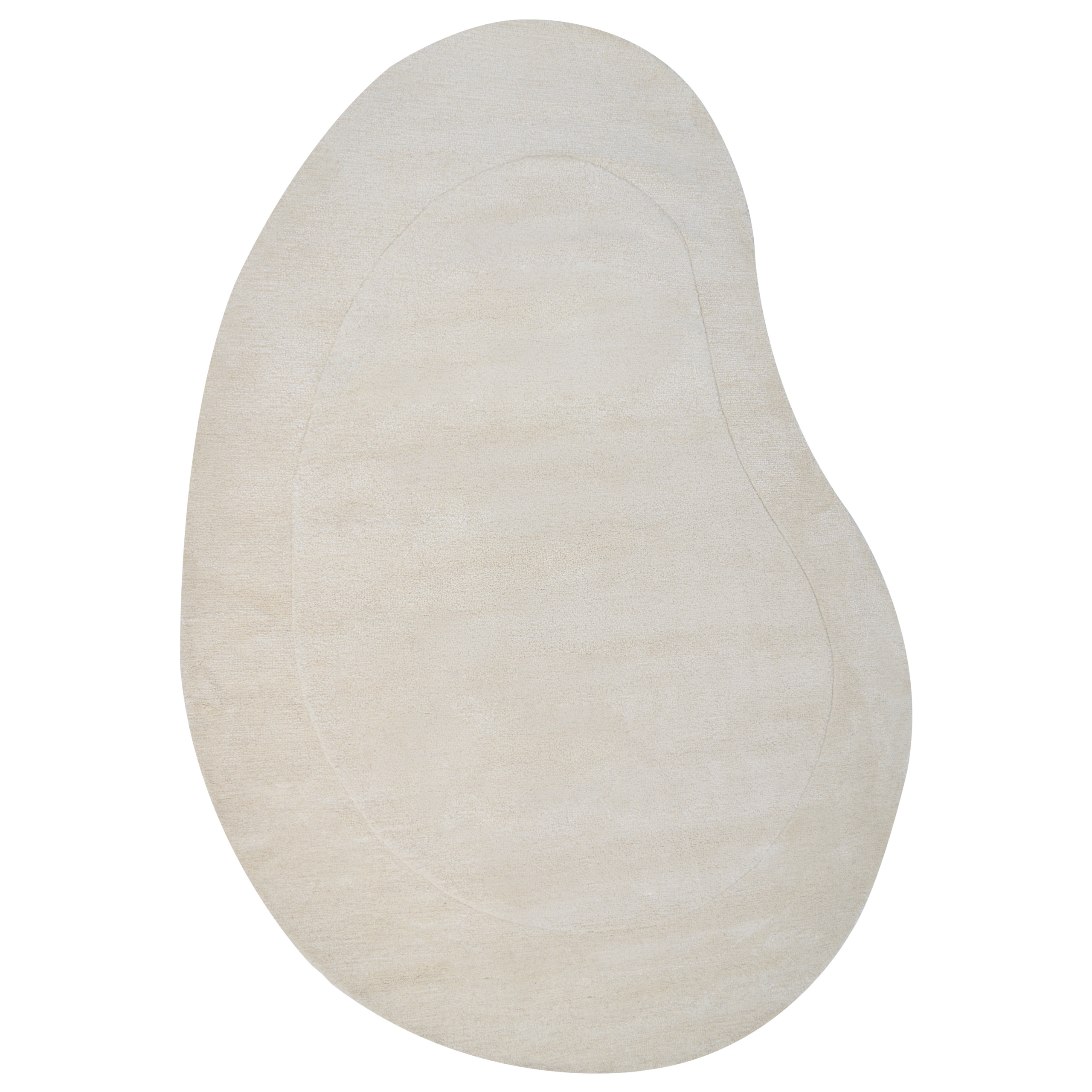 Vloerkleed viscose beige 160 x 230 cm MASSO