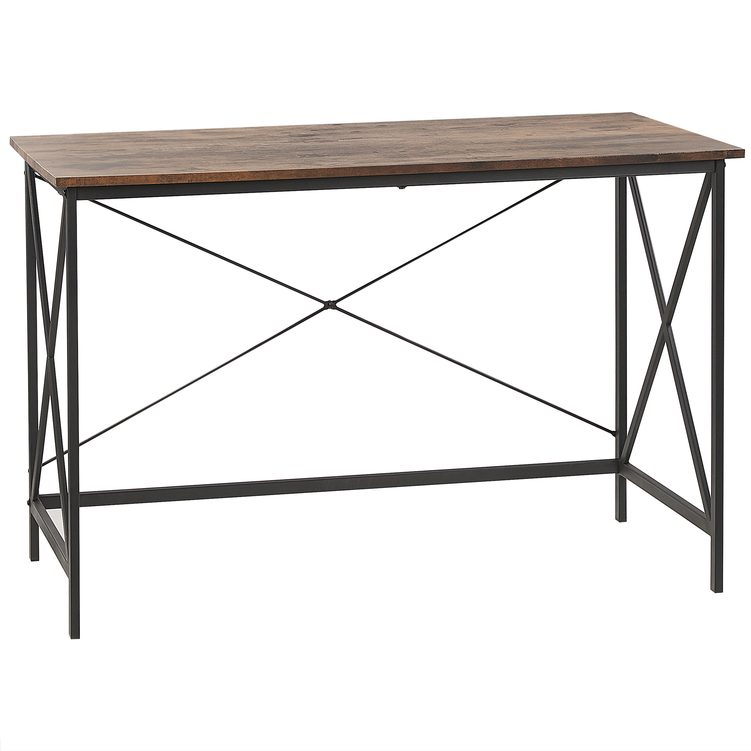 Bureau 115 x 60 cm Donkere houtkleur FUTON