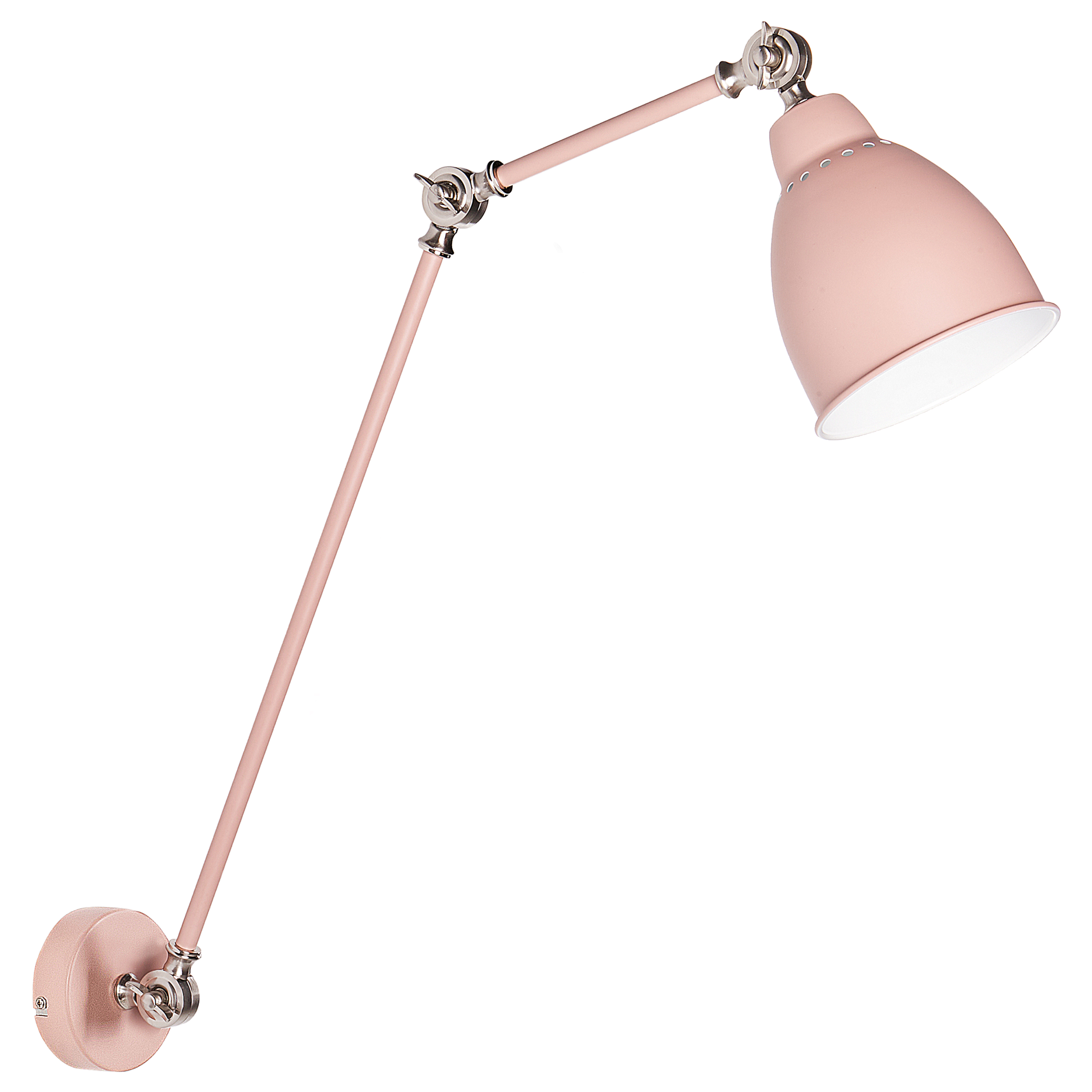 Wandlamp lichtroze MISSISSIPPI L