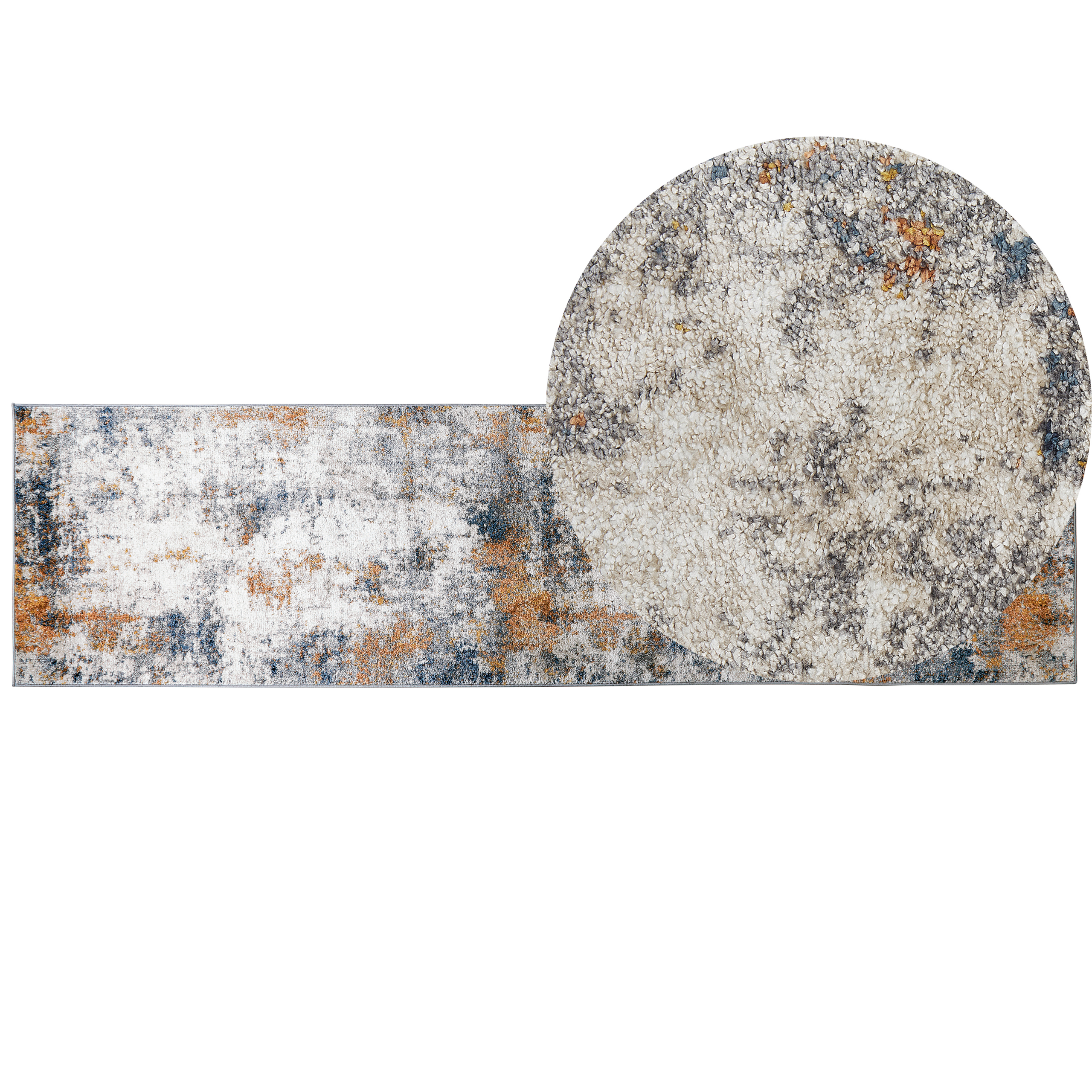 Vloerkleed polypropyleen meerkleurig 80 x 300 cm SHATIN