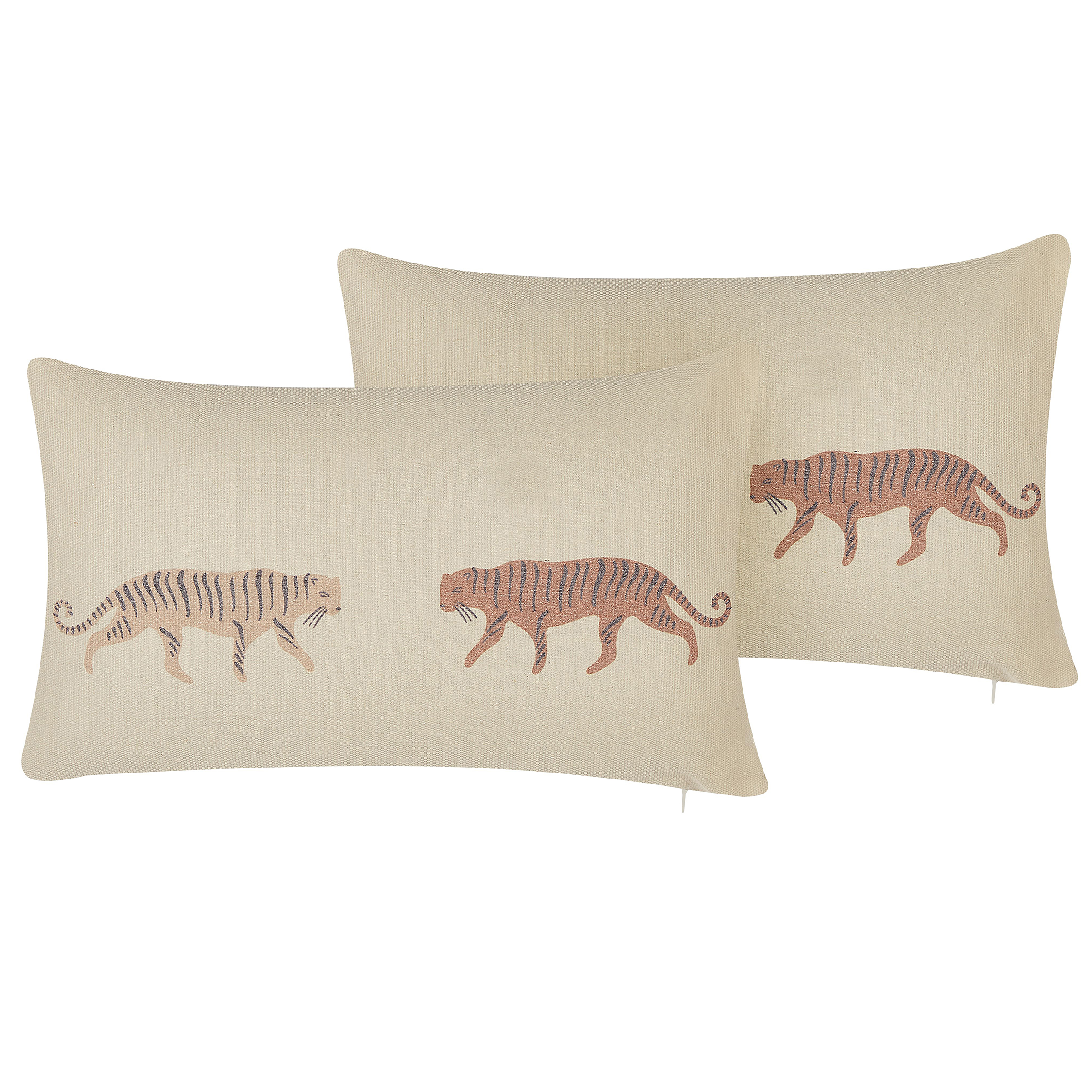 Set van 2 kussens Beige NIEREMBERGIA 30 x 50 cm