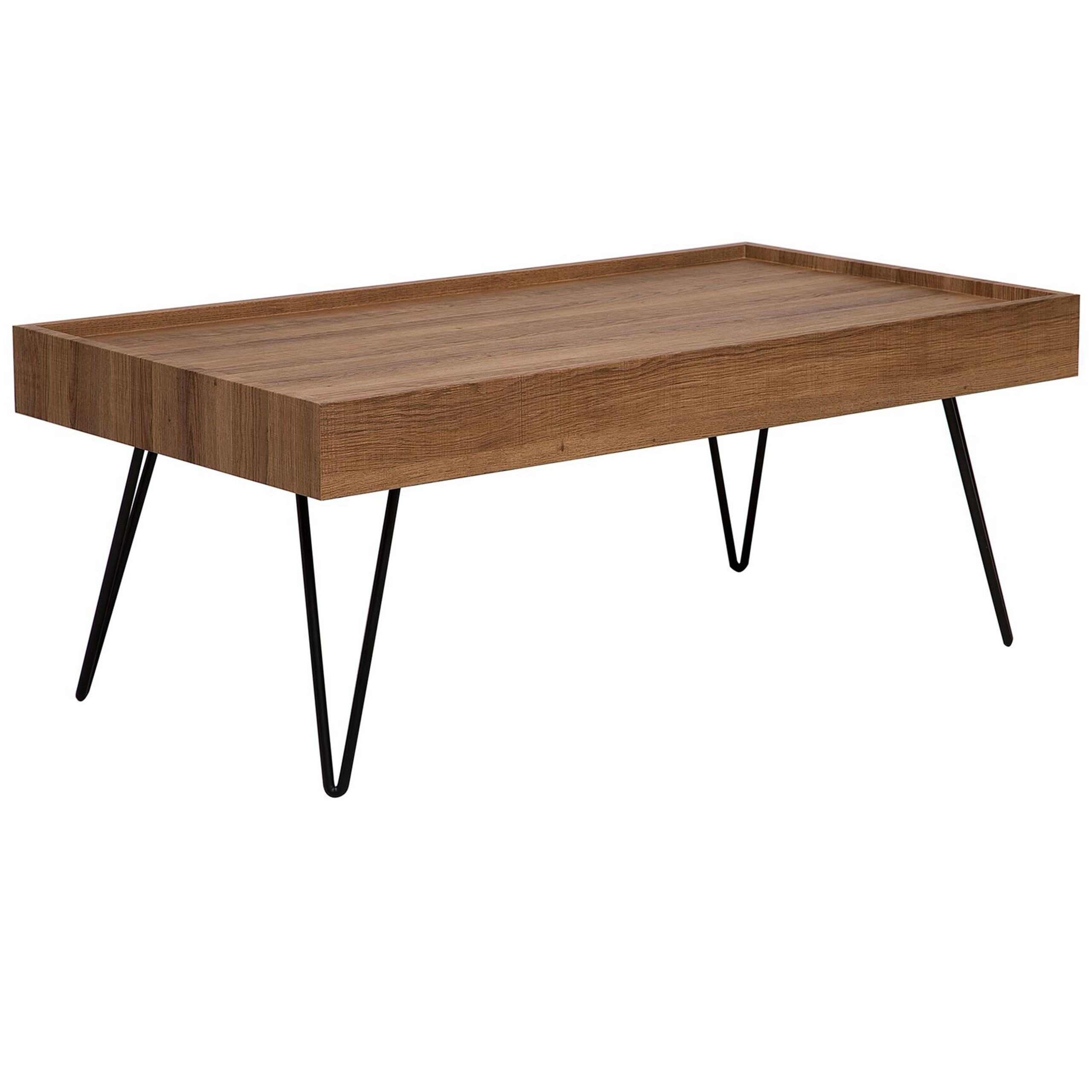 Salontafel MDF Houtachtig Donkere houtkleur WELTON