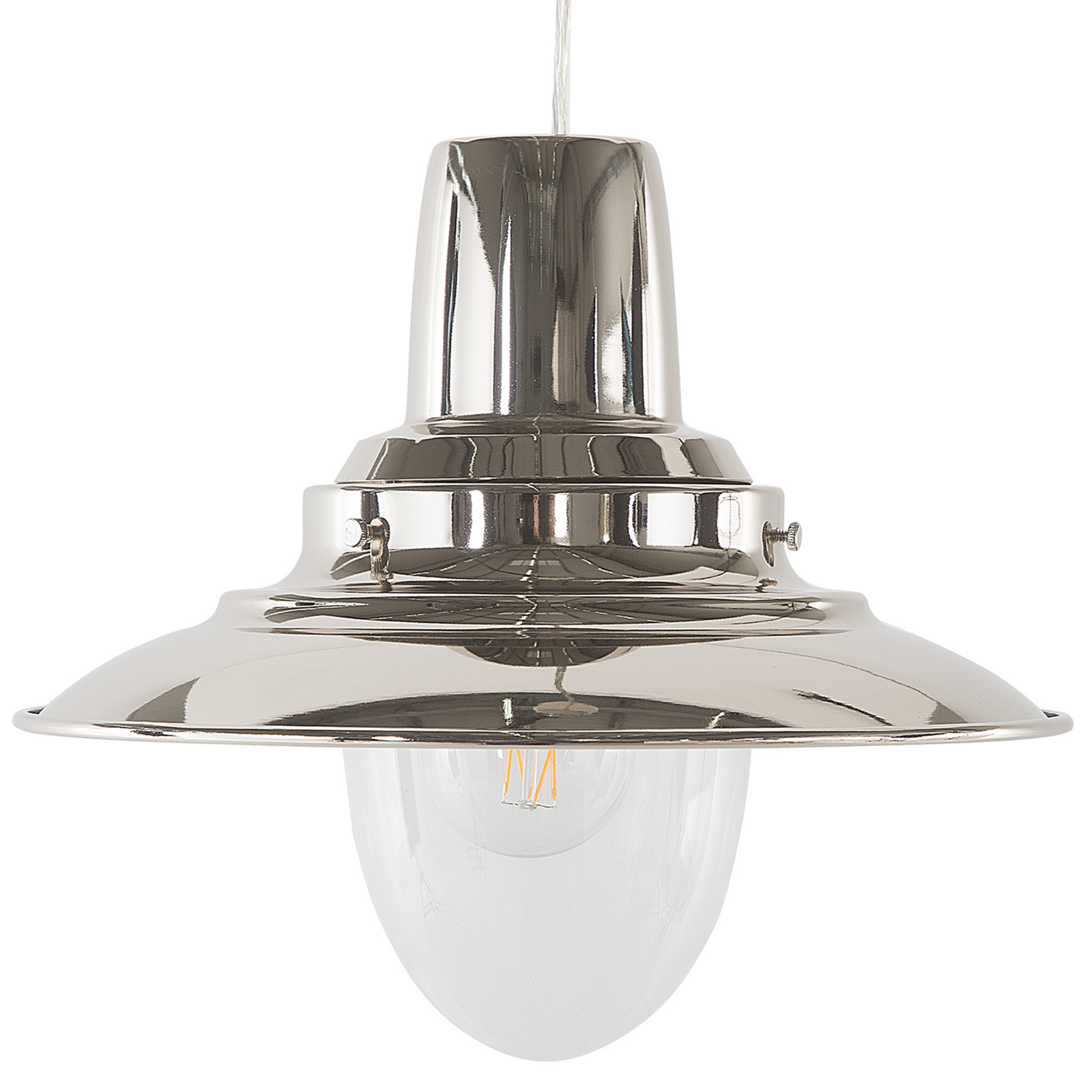 Hanglamp zilver PINEGA