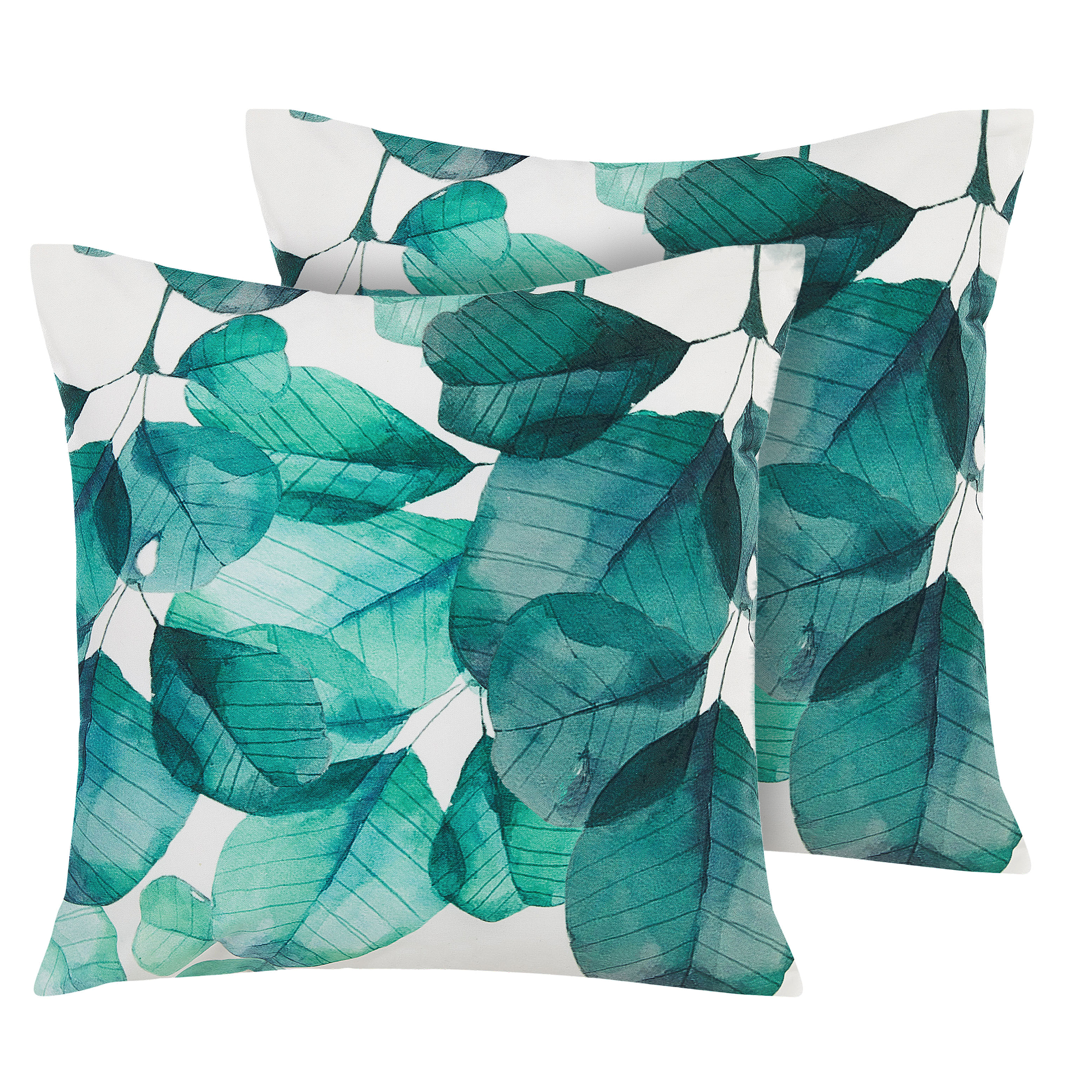 Set van 2 kussens Blauwgroen TREBBO 45 x 45 cm