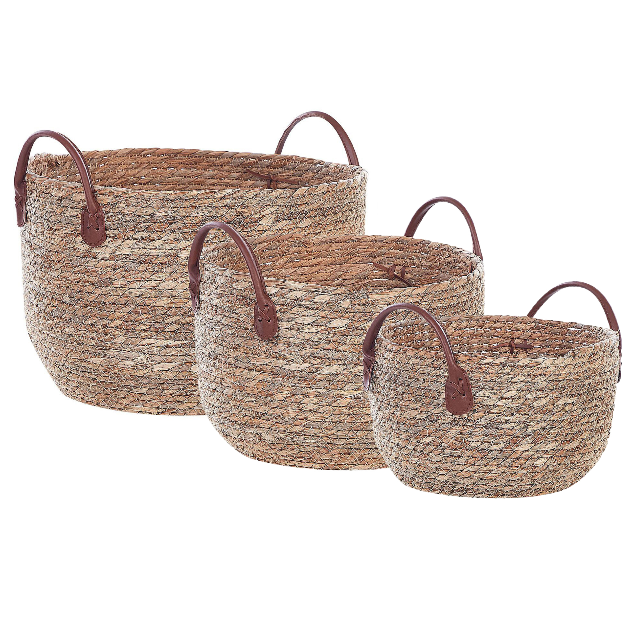Mand set van 3 naturel SAYJAR