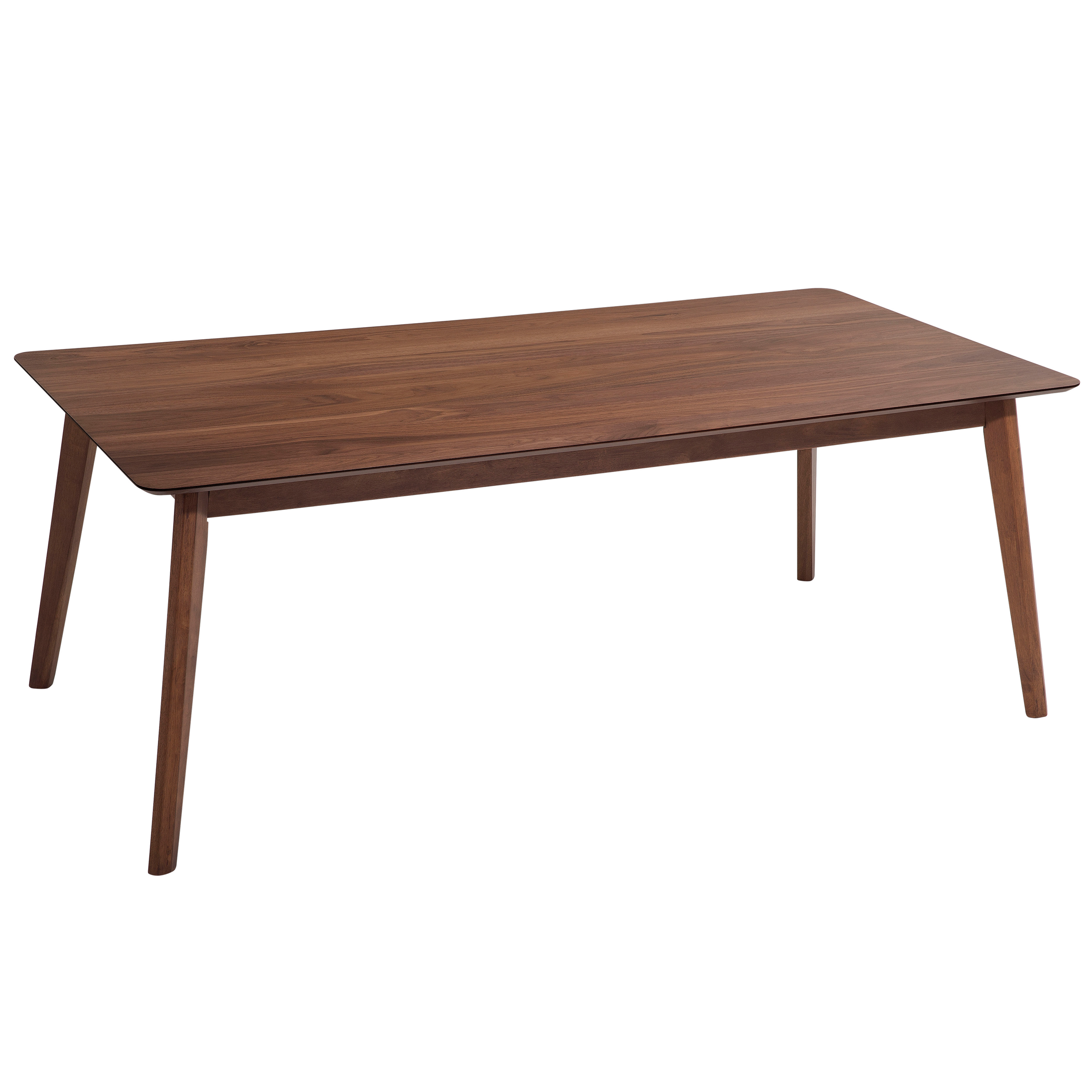 Eettafel hout bruin 200 x 100 cm MADOX
