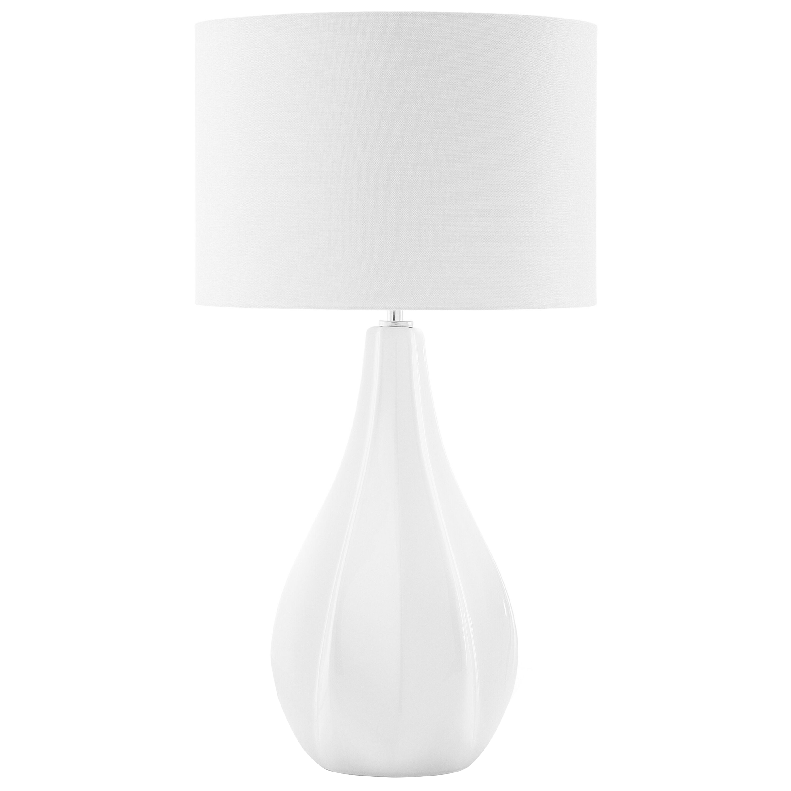 Tafellamp porselein lichtbeige SANTEE