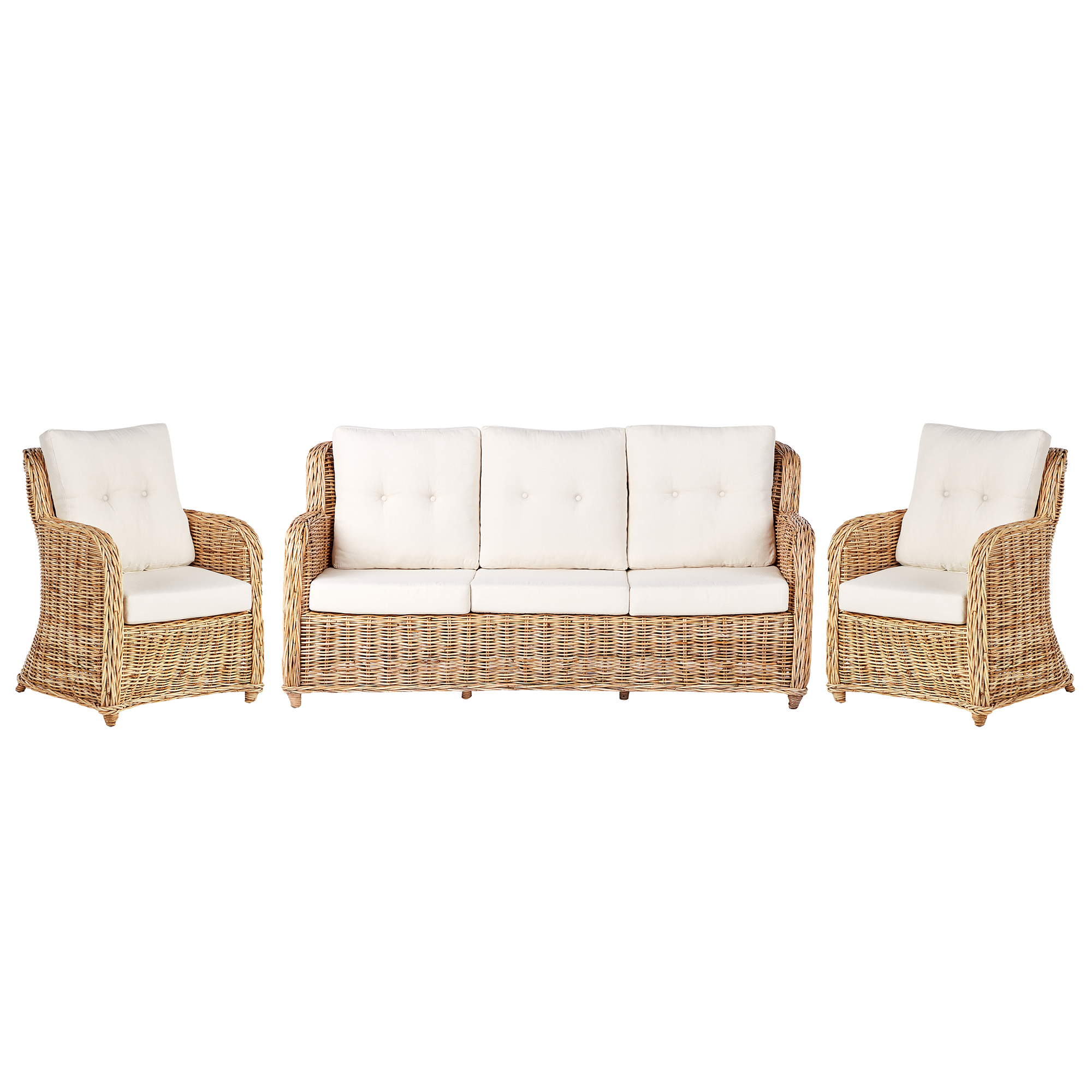 Rotan Loungeset Natuurlijk ALESSANO