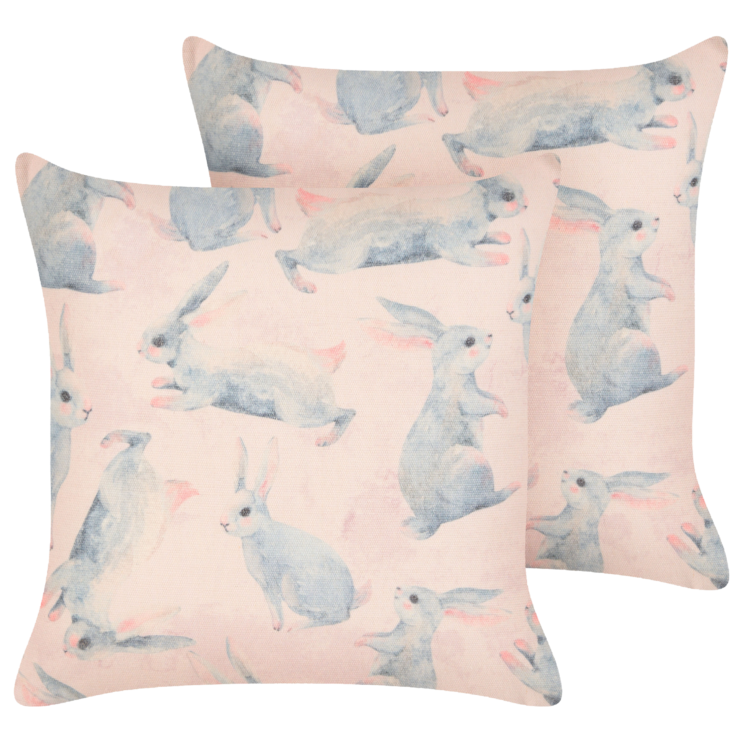 Set van 2 kussens Roze RATIBIDA 45 x 45 cm