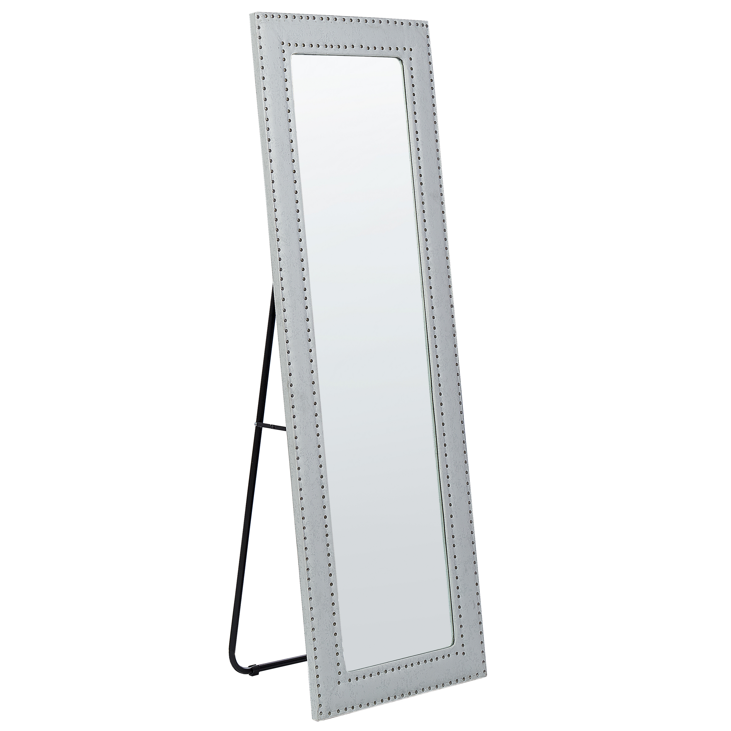 Staande spiegel lichtgrijs 50 x 150 cm LOCRONAN