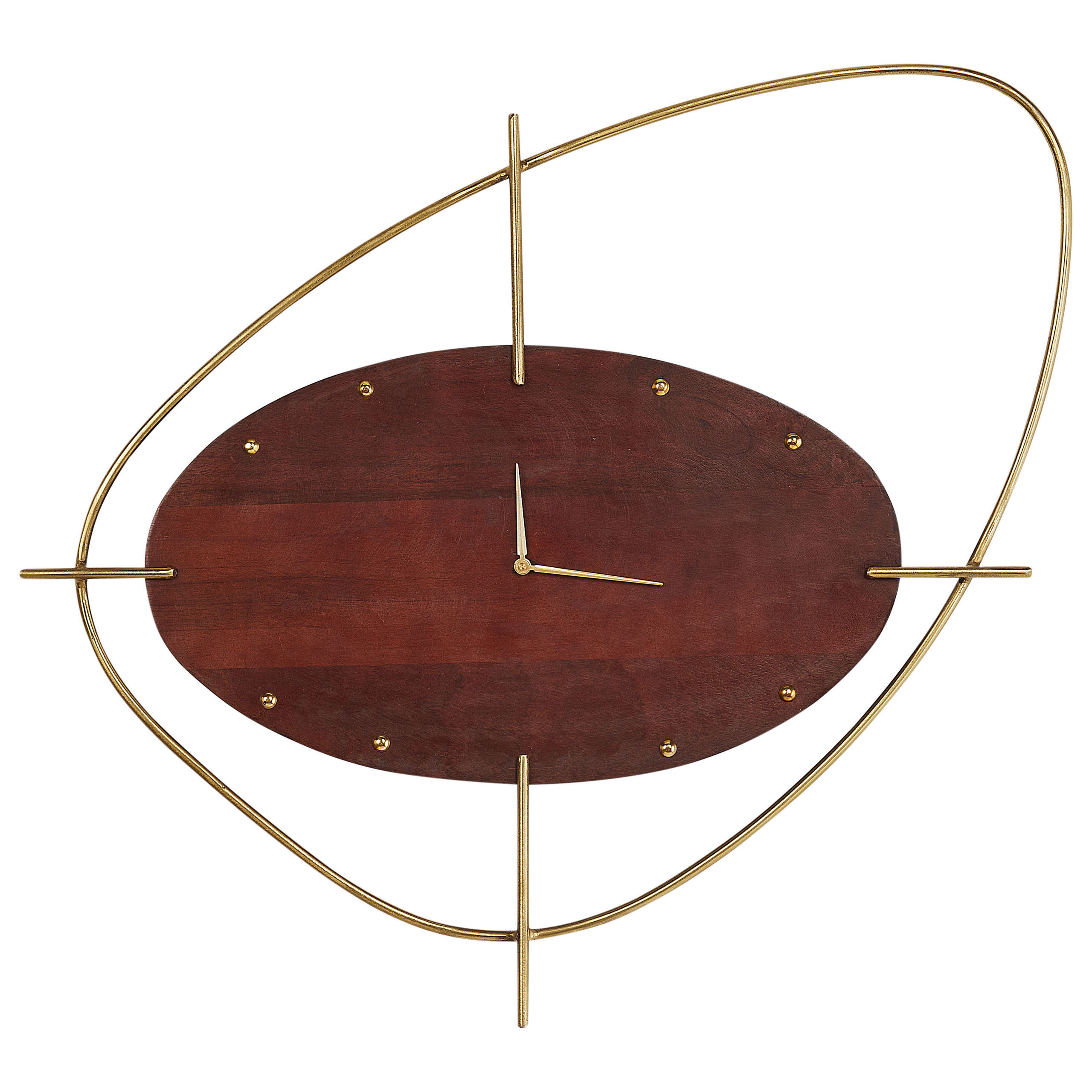 Wandklok donkerbruin 62 x 69 cm RAPTI