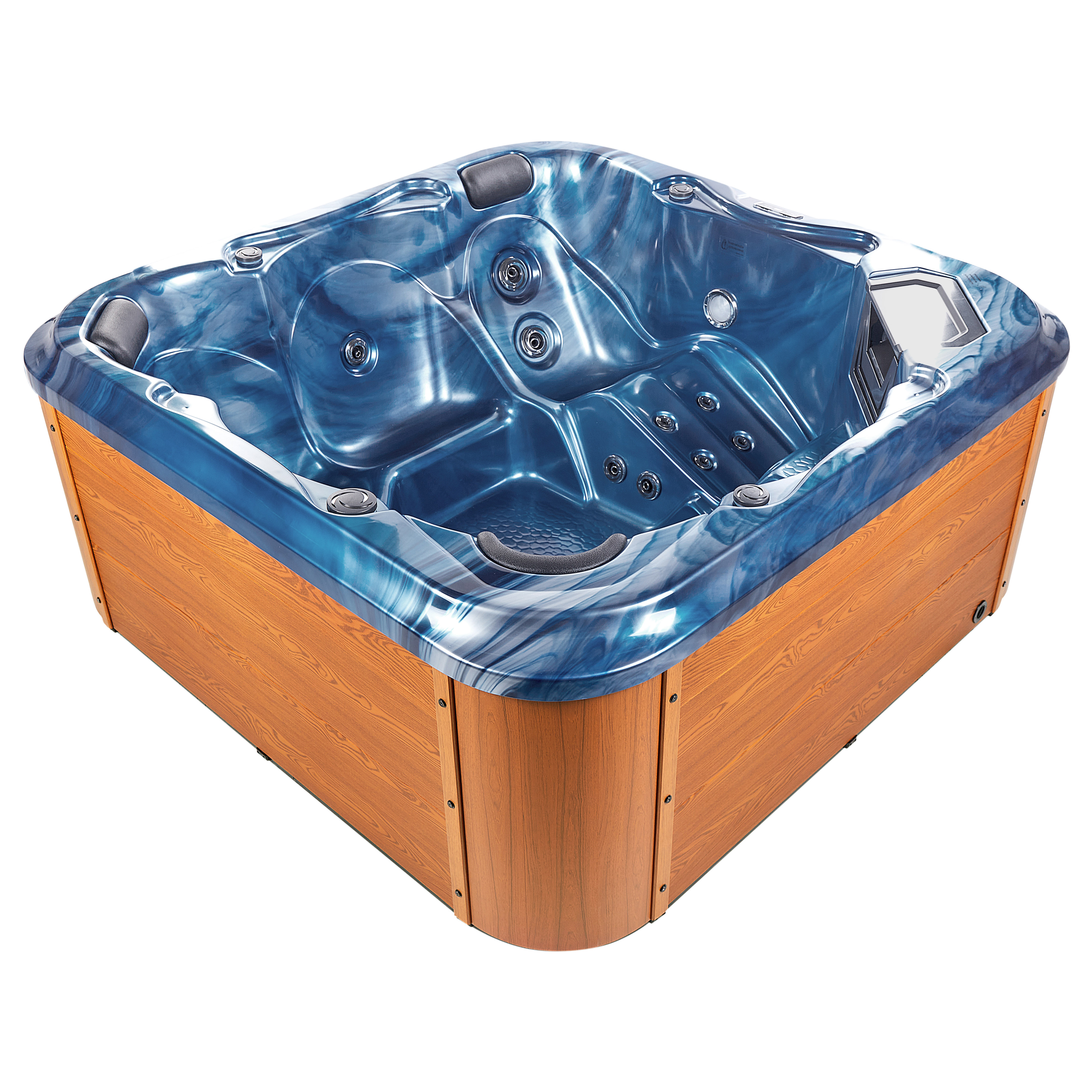 Hottub LED blauw 210 x 210 cm TULAROSA