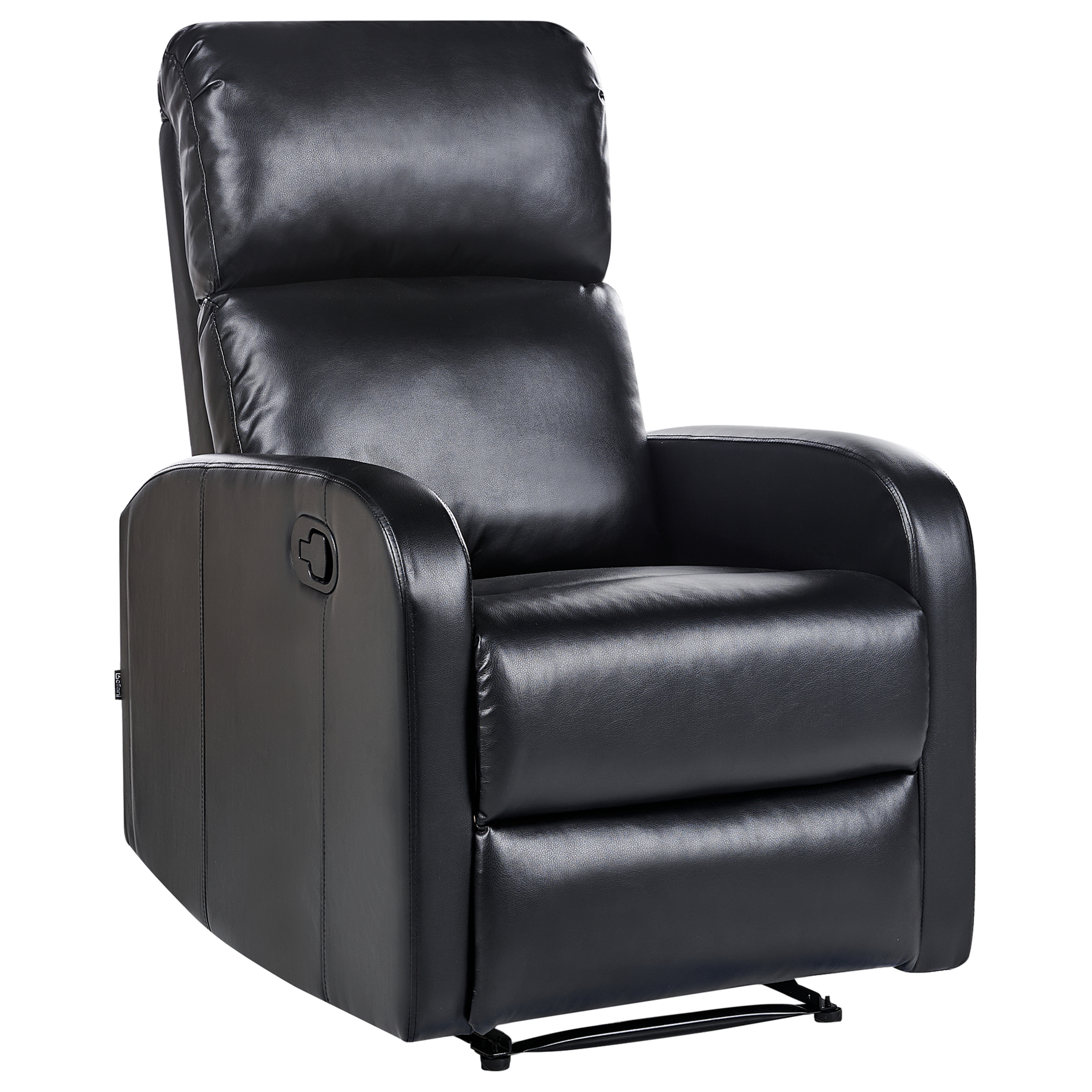 Fauteuil Kunstleer Zwart VIRRAT
