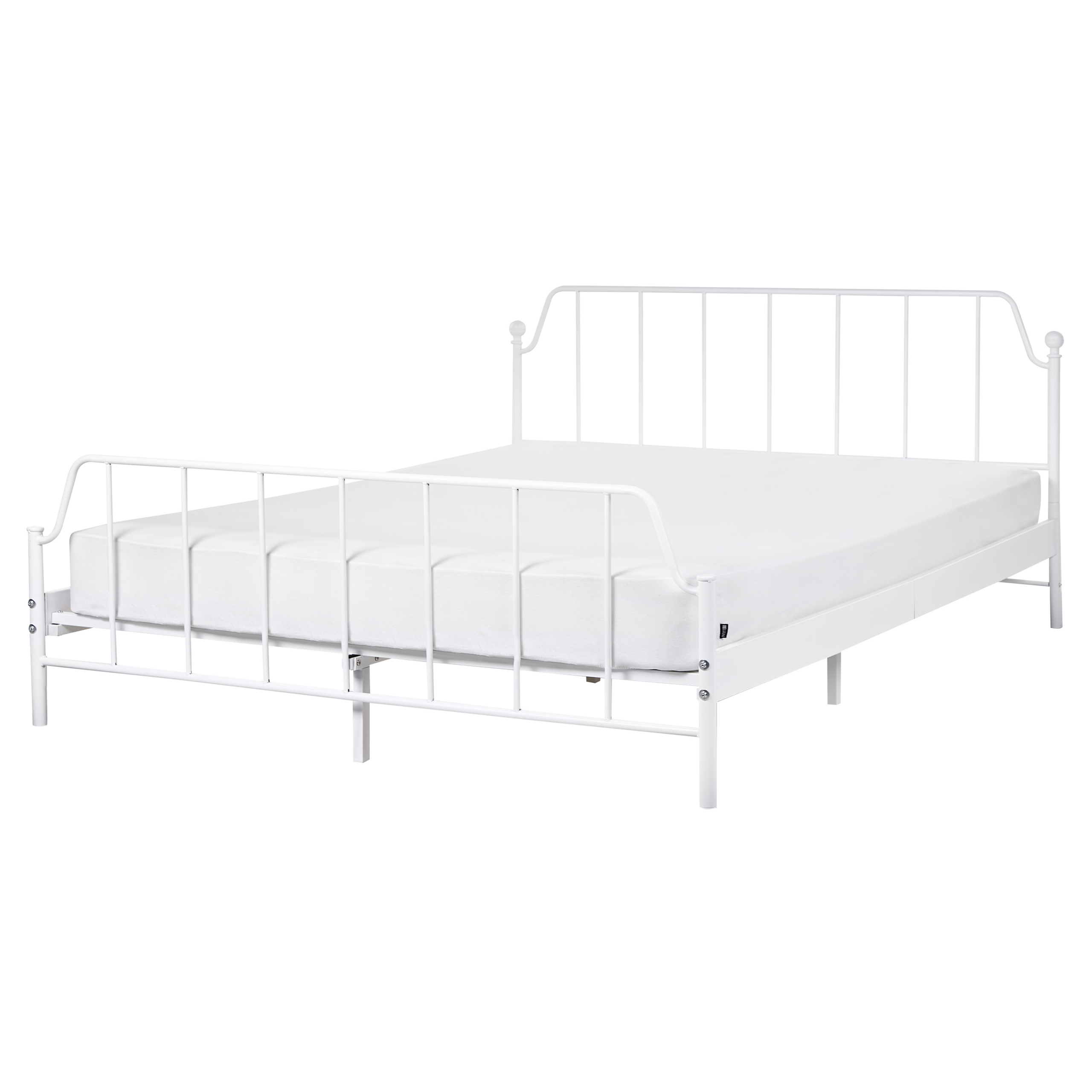 Bed metaal wit 160 x 200 cm MAURESSAC