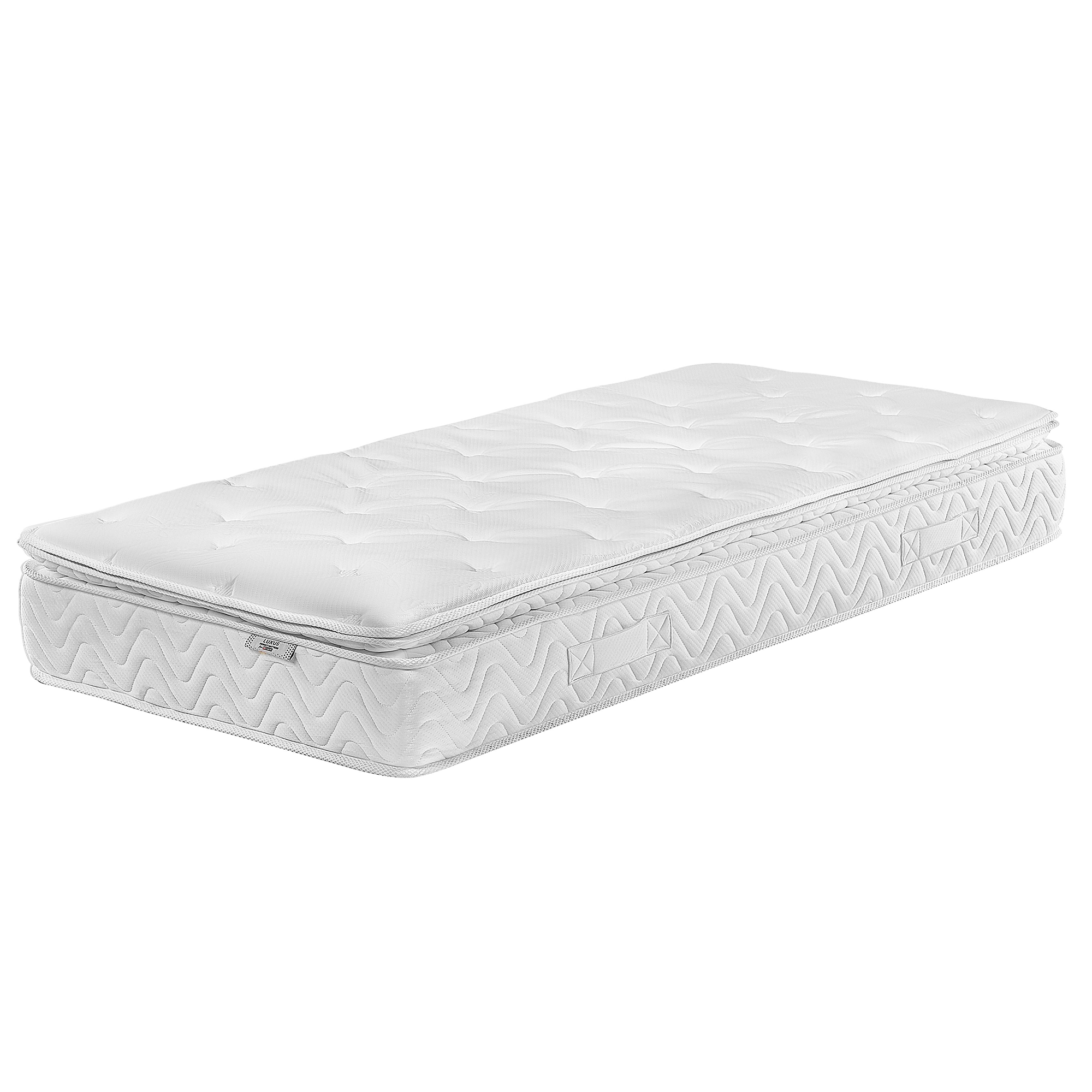 Pocketvering matras 90 x 200 cm Gemiddeld (H2) LUXUS