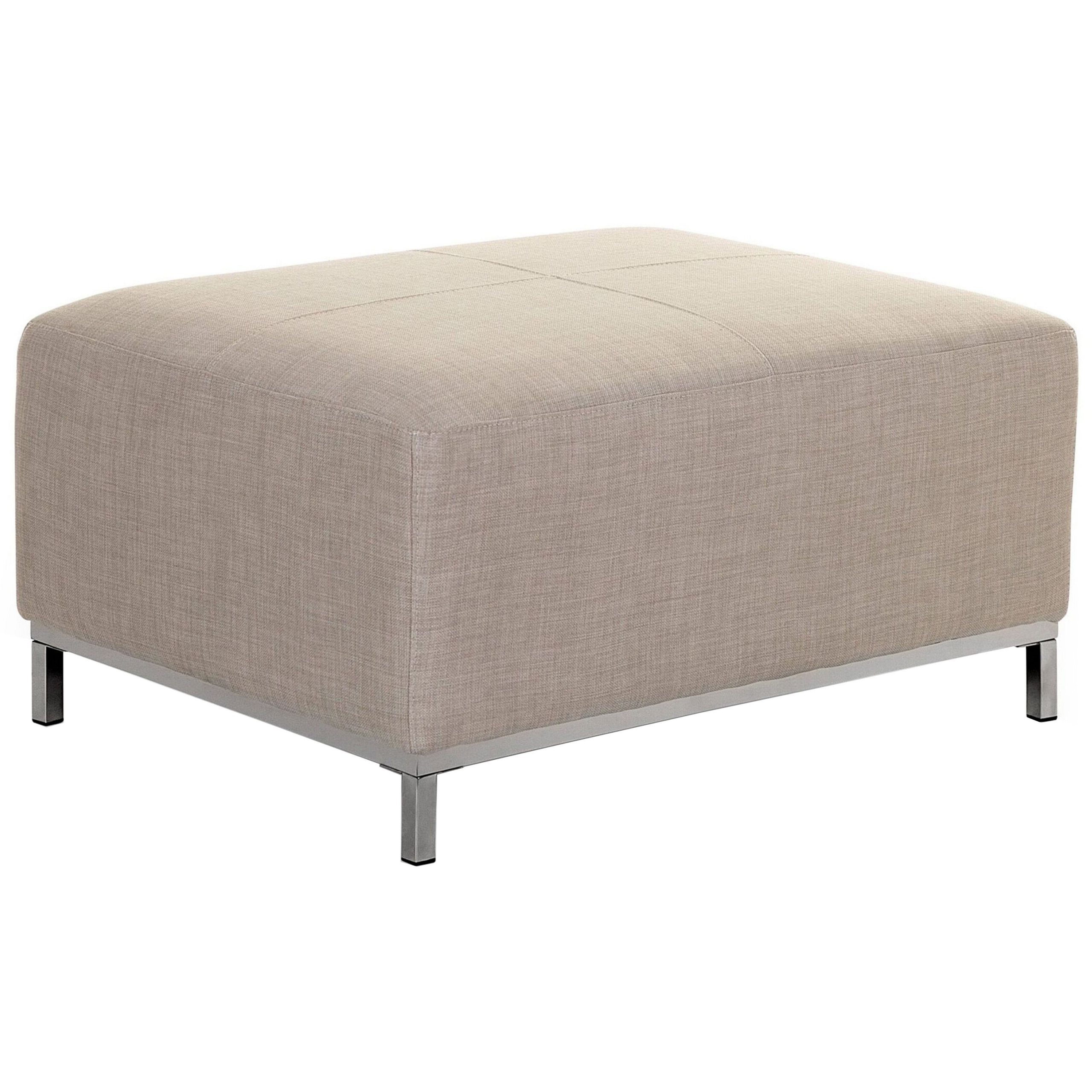 Ottomaan stof beige OSLO