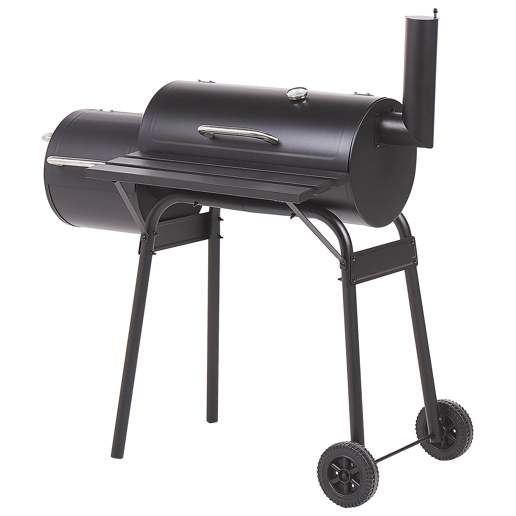 Houtskool BBQ staal zwart KATLA