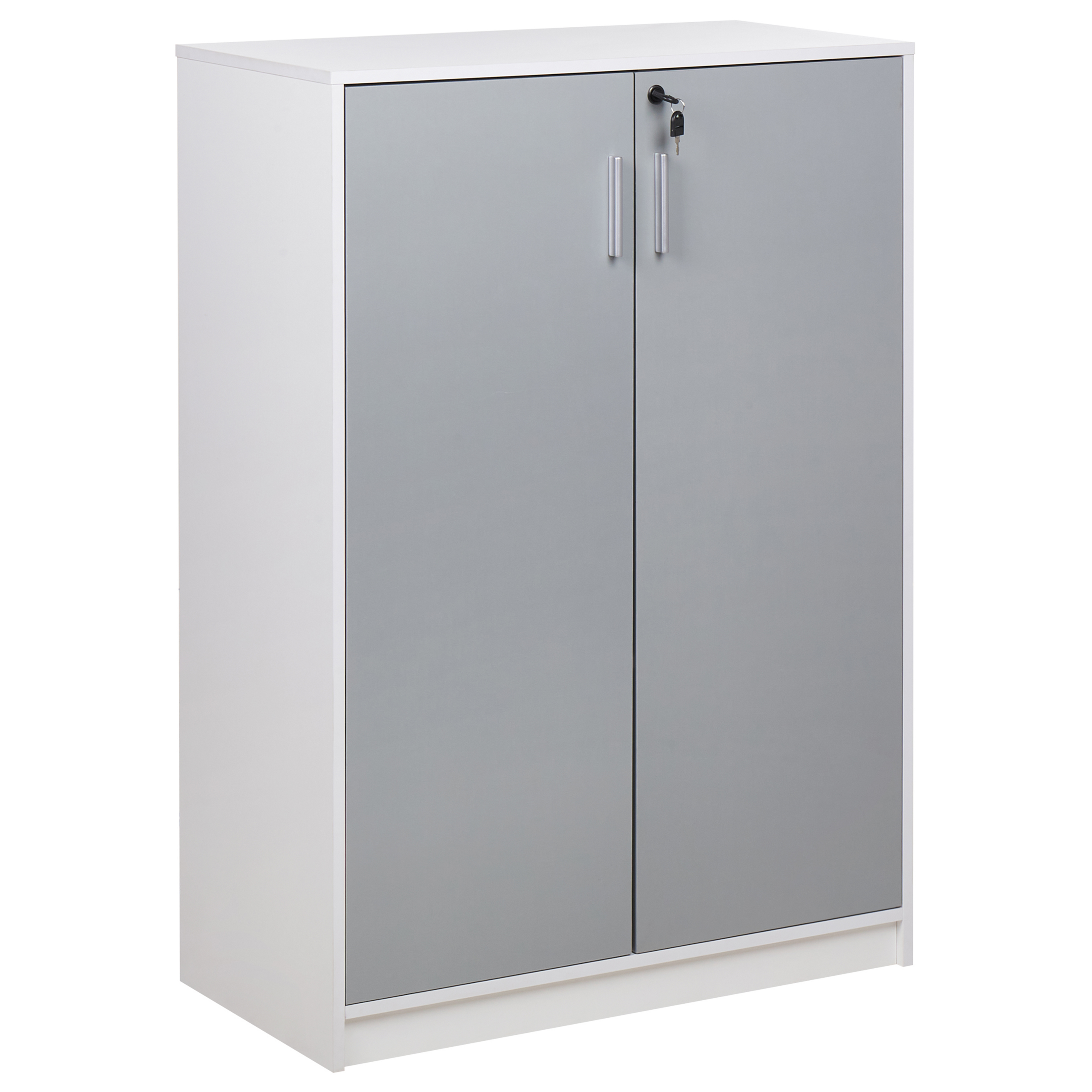 Sideboard lichtgrijs/wit ZEHNA