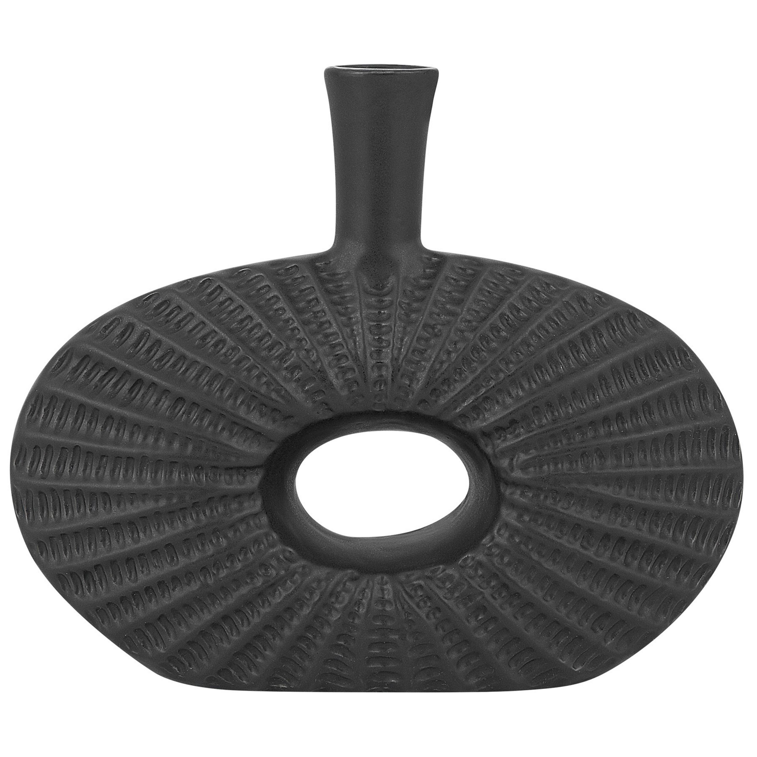 Steengoed Decovaas 24 cm Zwart ARWAD