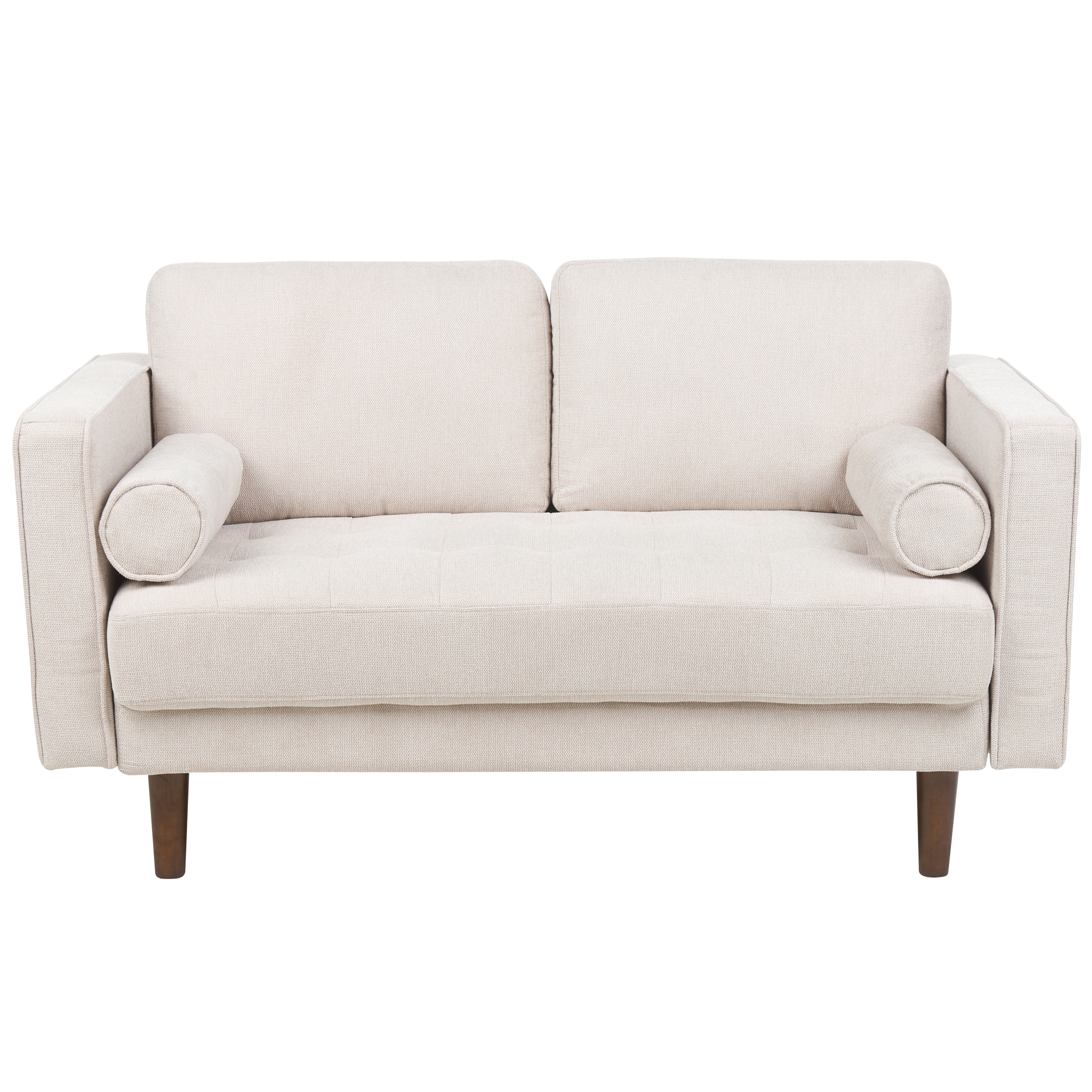 Tweezitsbank stof beige NURMO