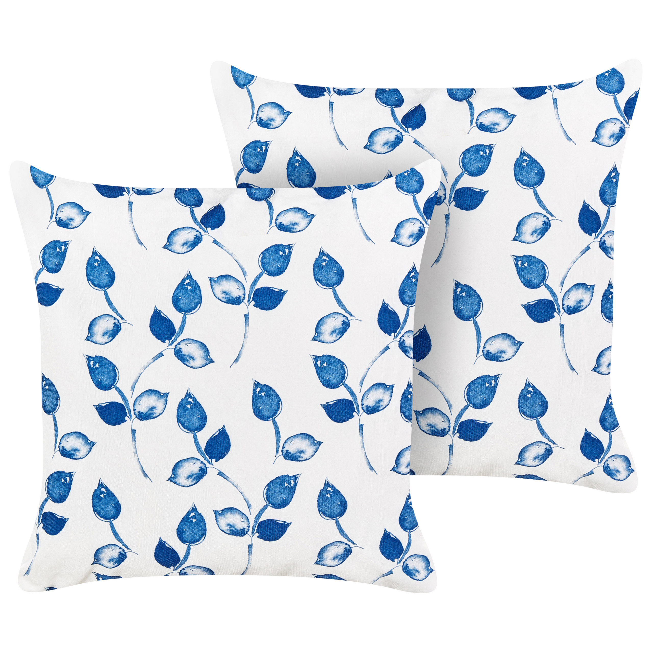 Set van 2 kussens Wit TORBORA 45 x 45 cm