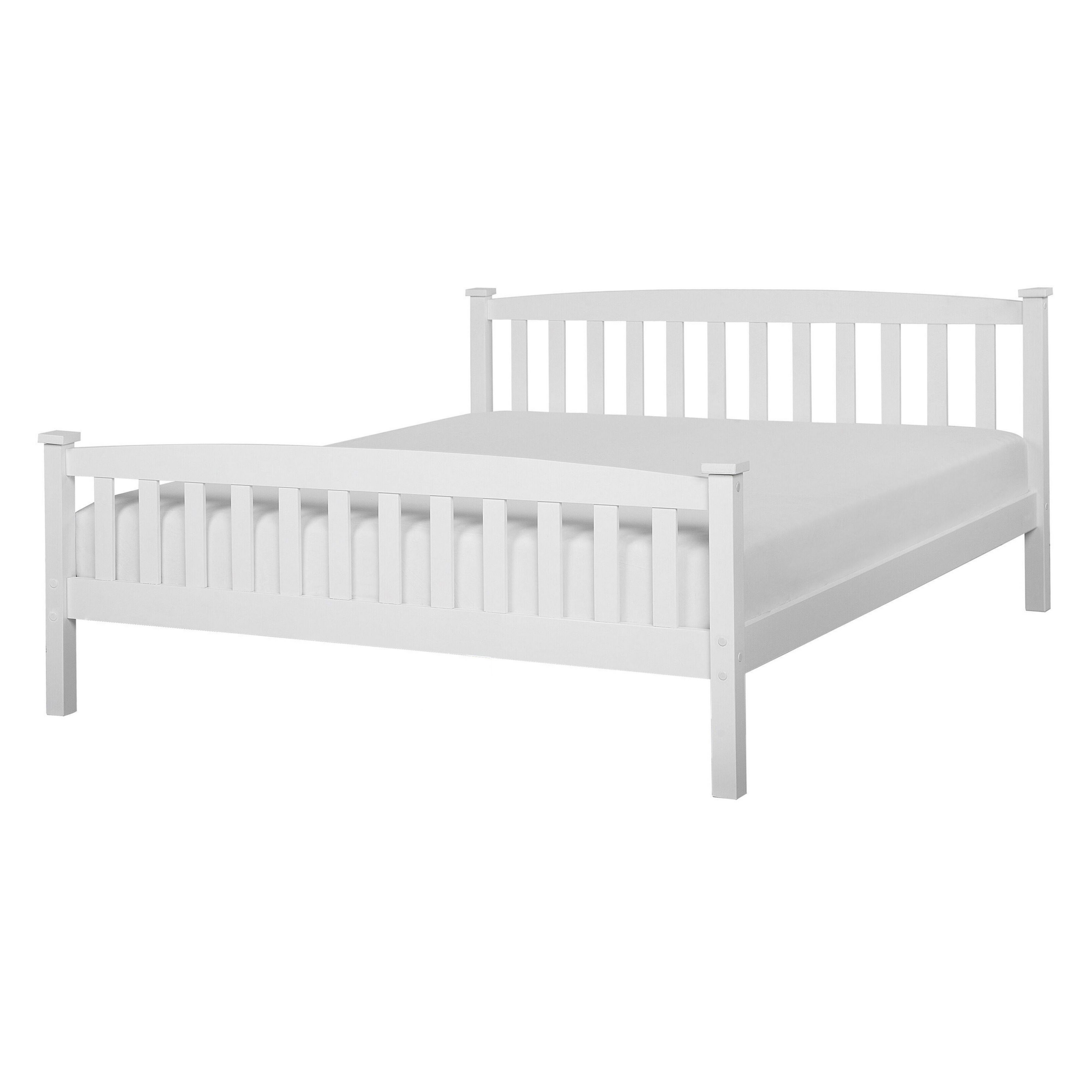 Bed hout wit 140 x 200 cm GIVERNY