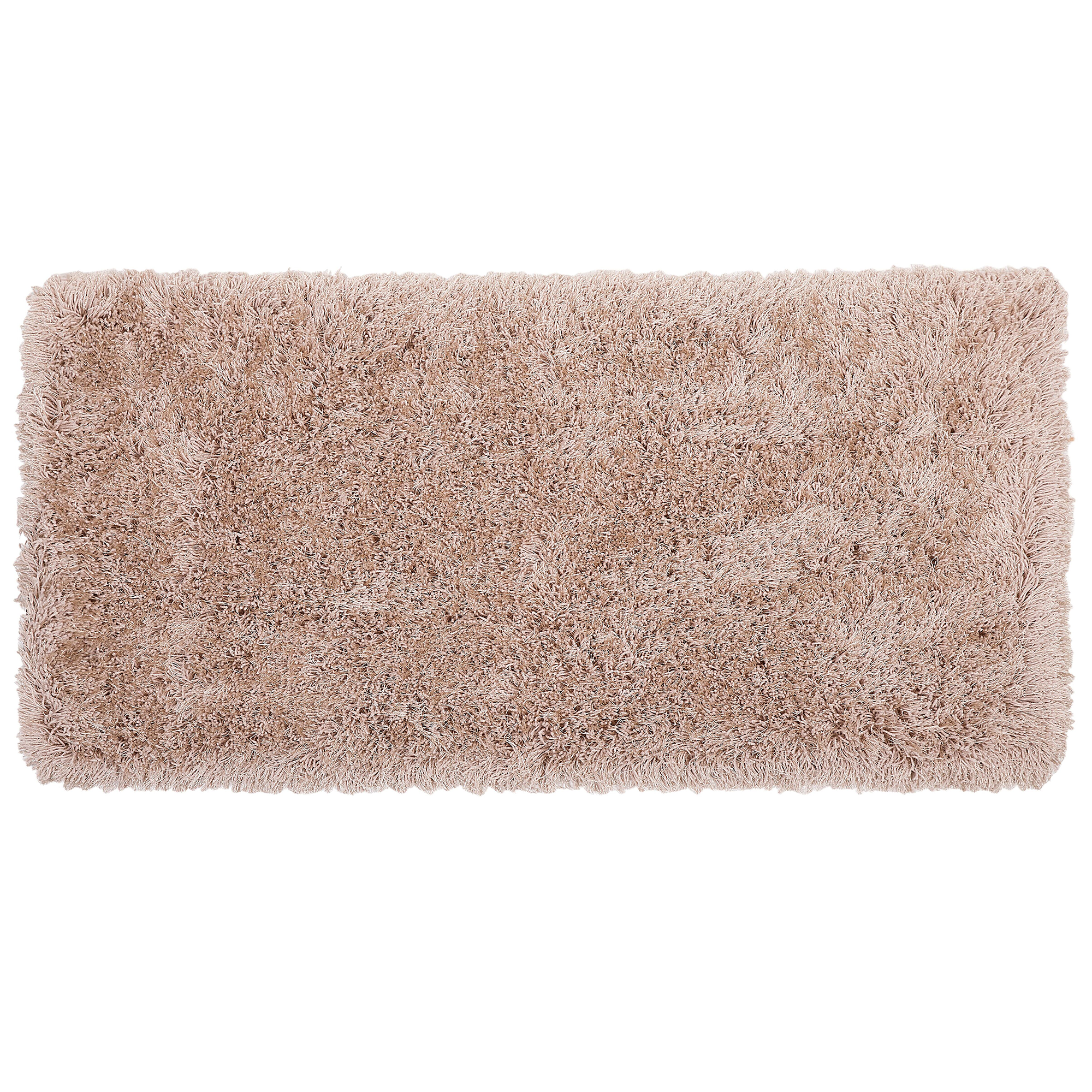 Vloerkleed polyester beige 80 x 150 cm CIDE