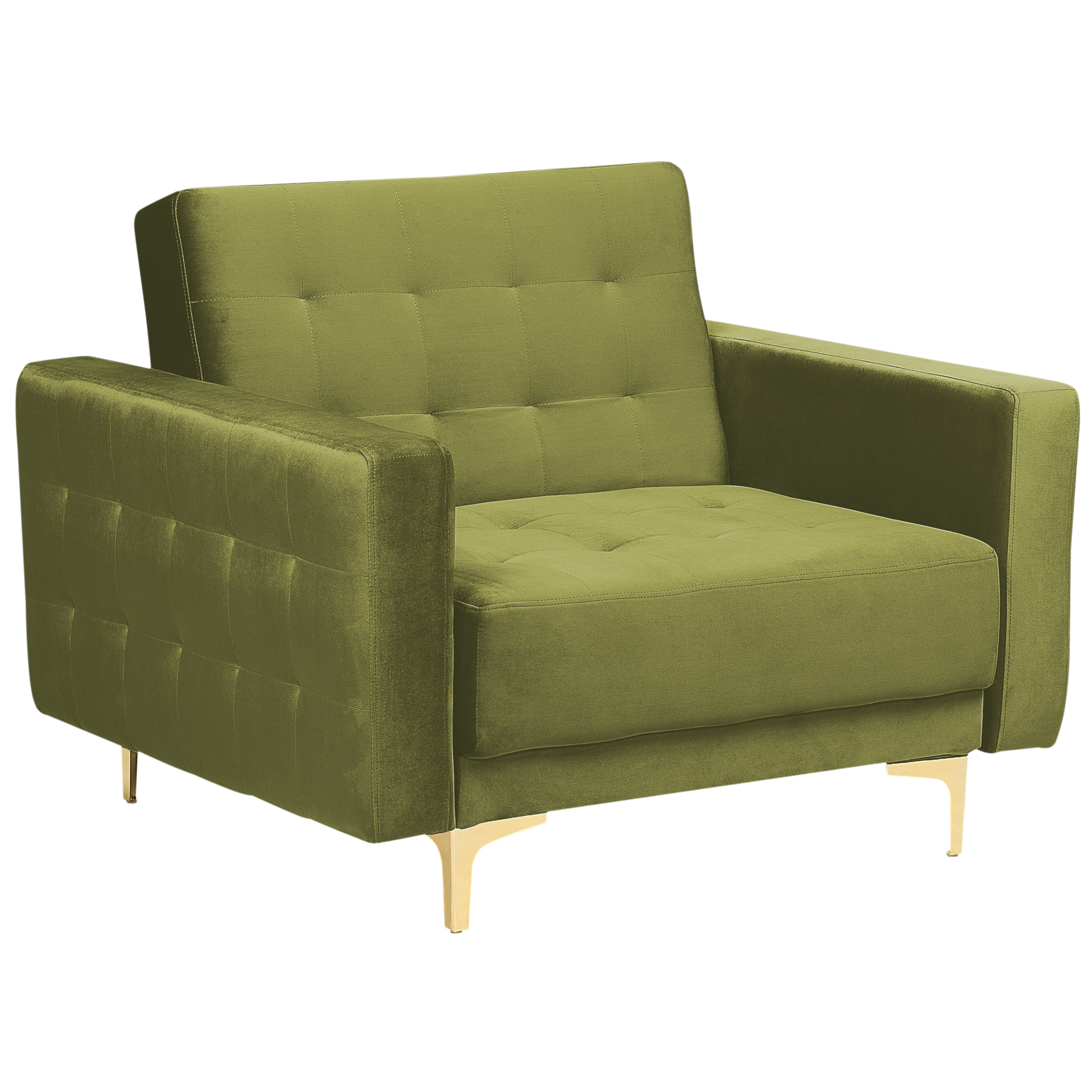 Fauteuil Fluweel Groen ABERDEEN