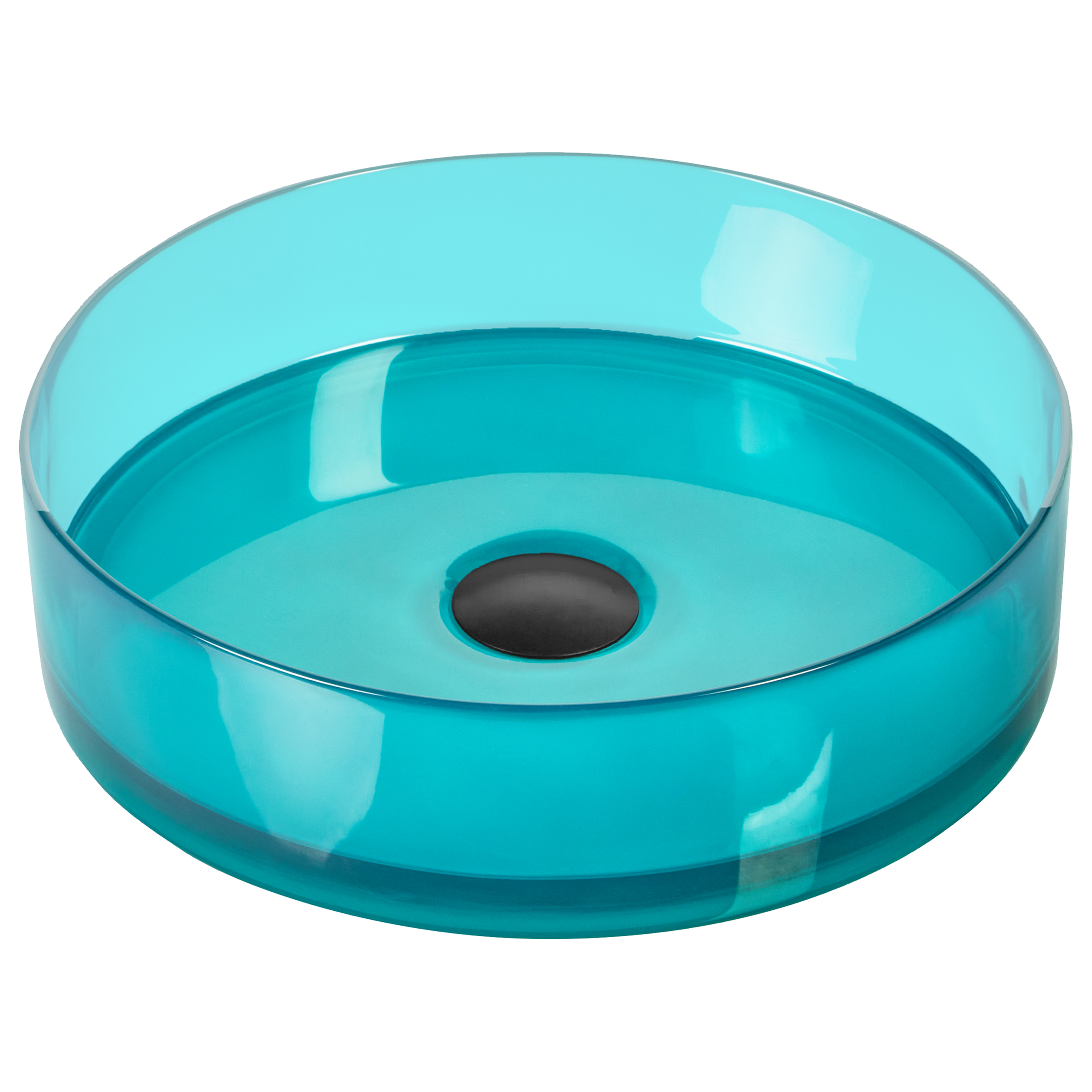 Wastafel turquoise ⌀ 36 cm TOLOSA