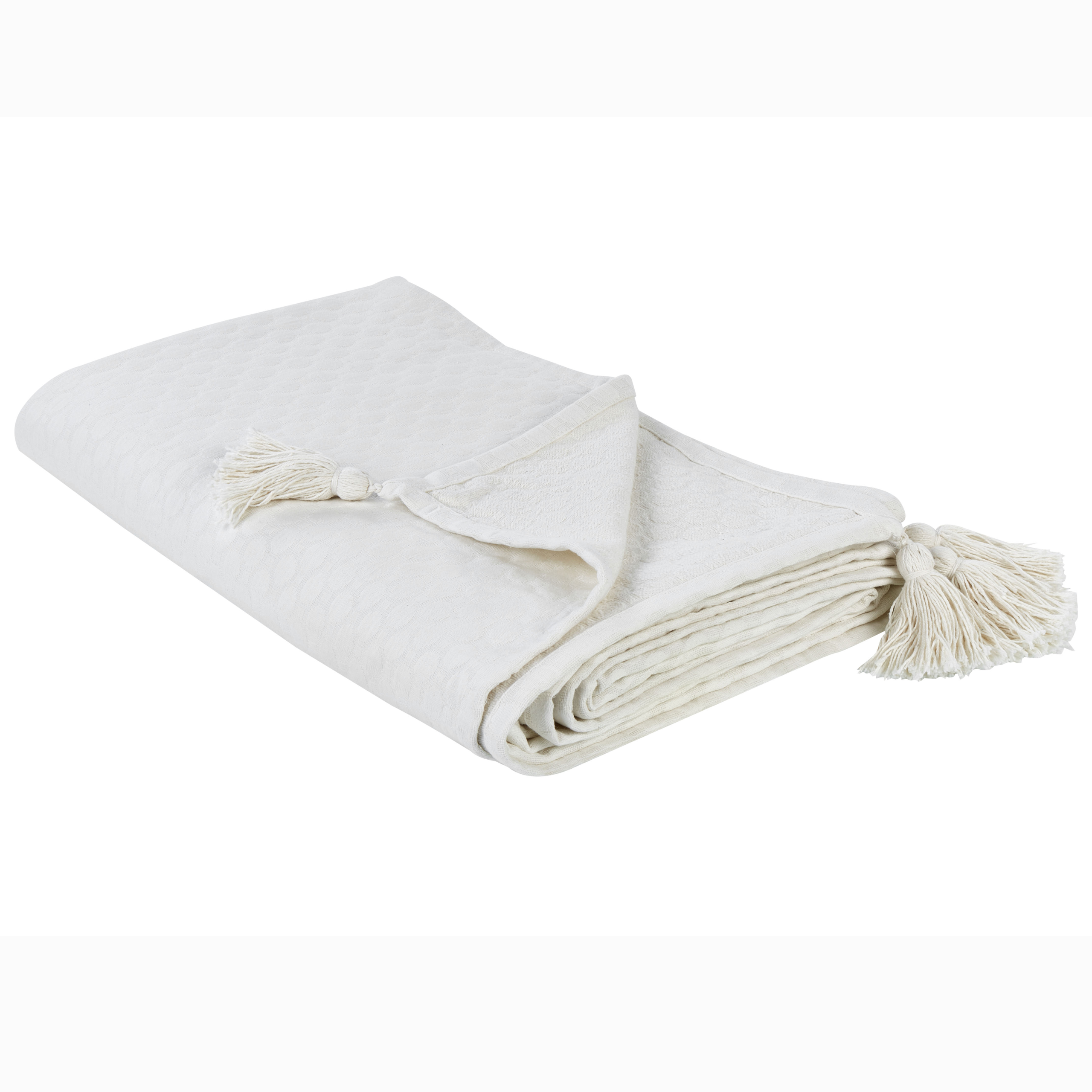 Bedsprei off-white 220 x 200 cm LINDULA